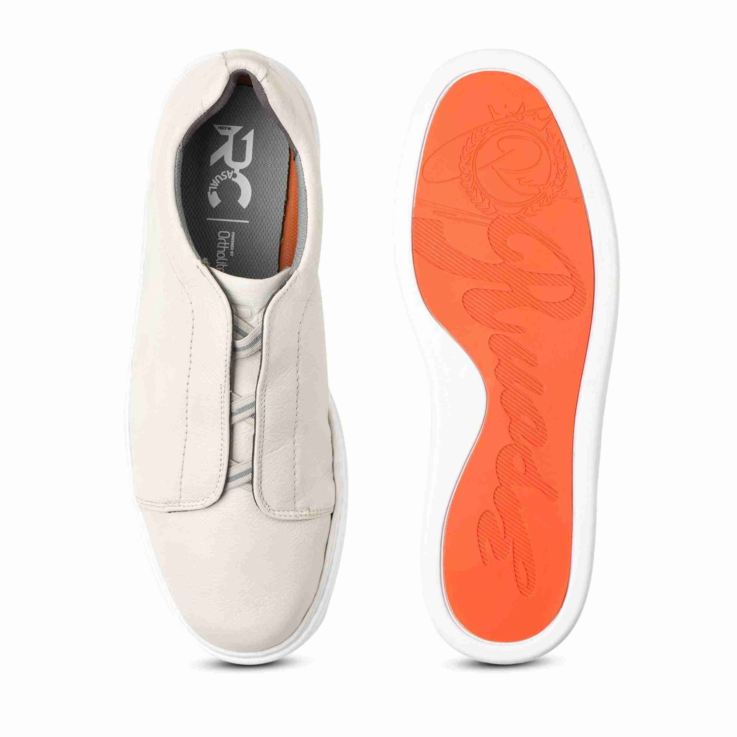 The Parcen Ruosh Men White Casual Sneaker
