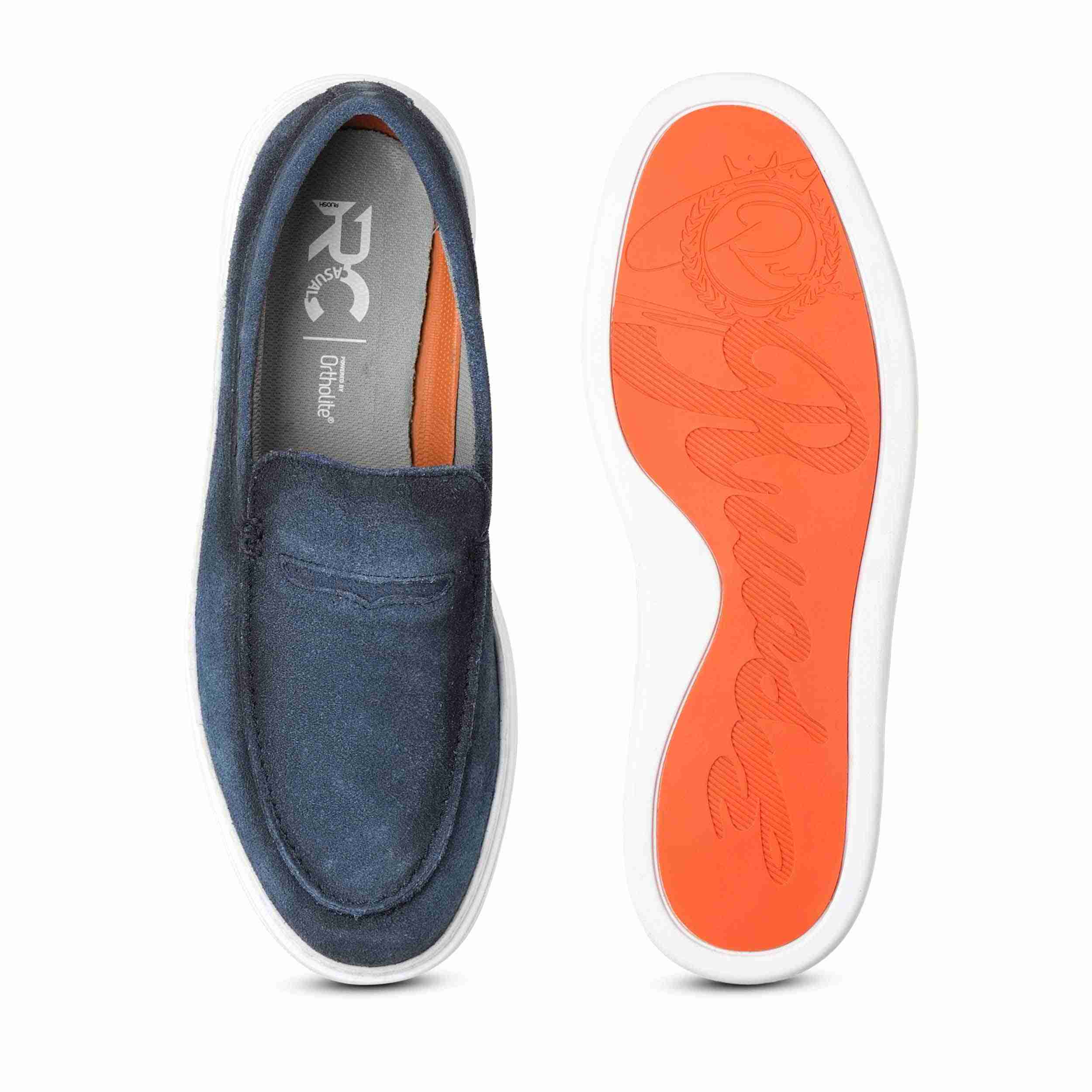 The Delle Ruosh Men Navy Casual Sneaker