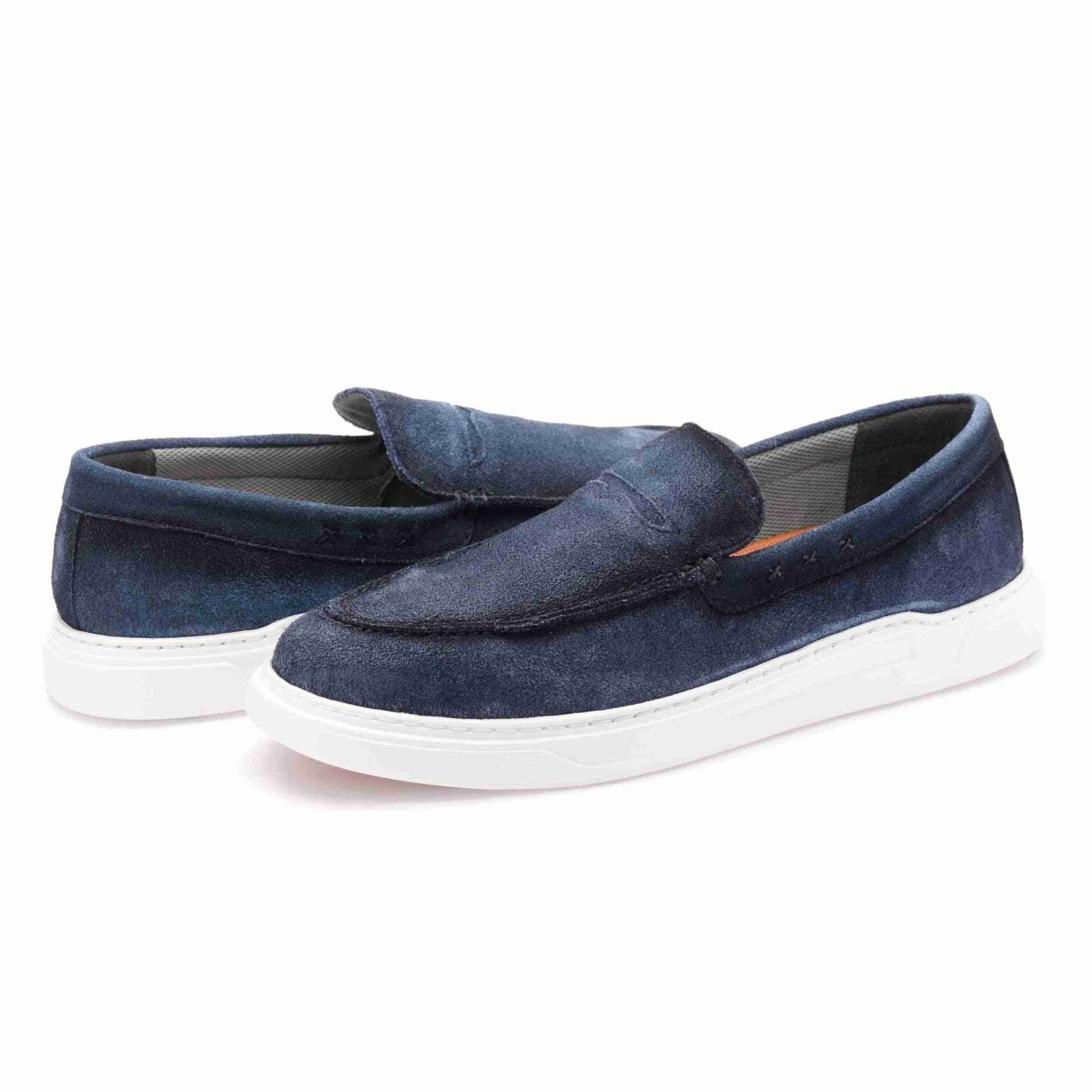 The Delle Ruosh Men Navy Casual Sneaker