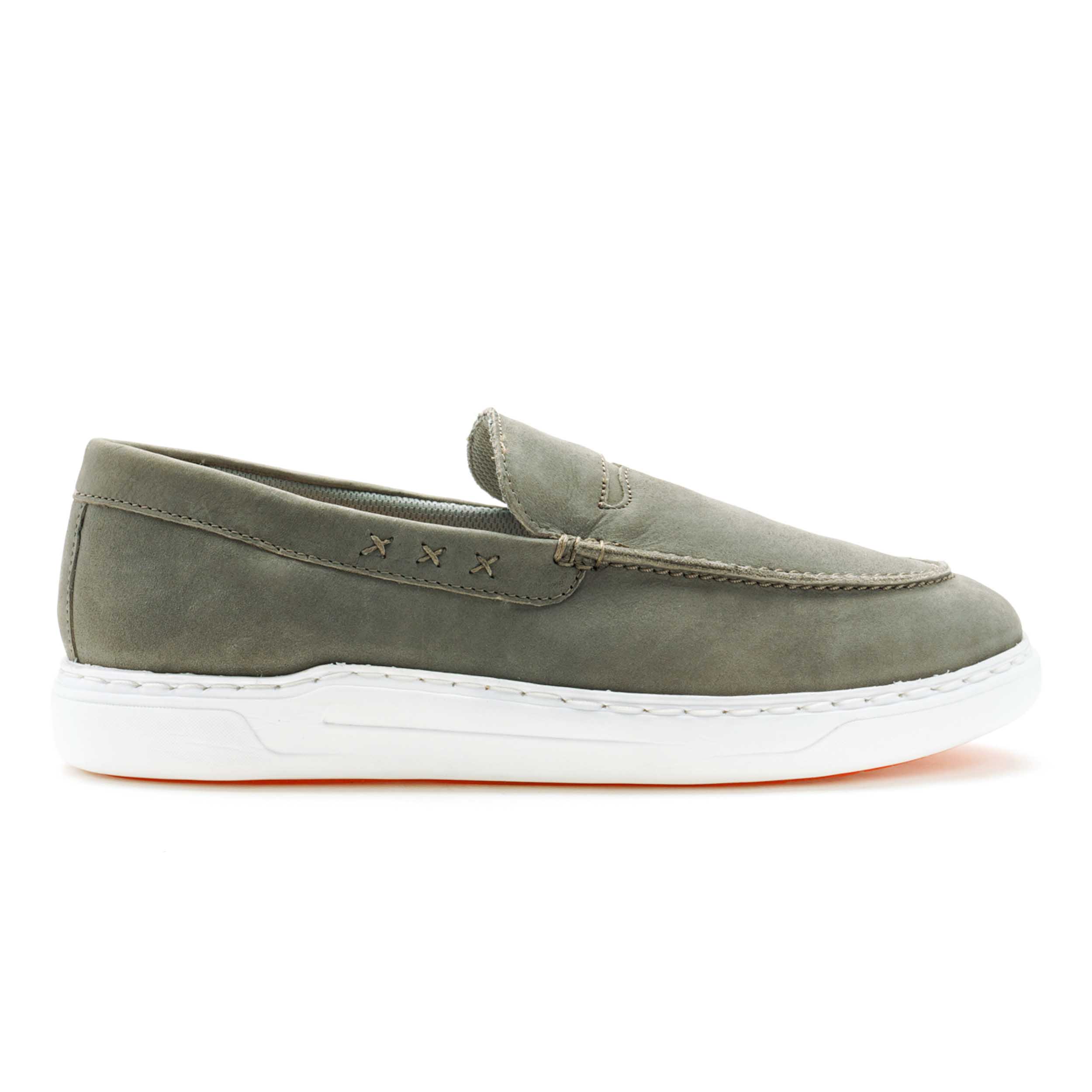 The Delle Ruosh Men Olive Green Casual Sneaker