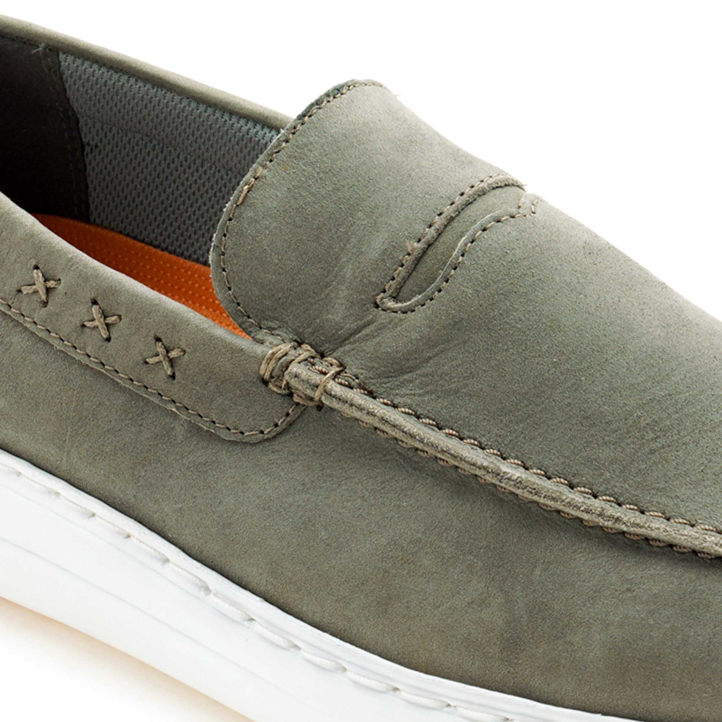 The Delle Ruosh Men Olive Green Casual Sneaker