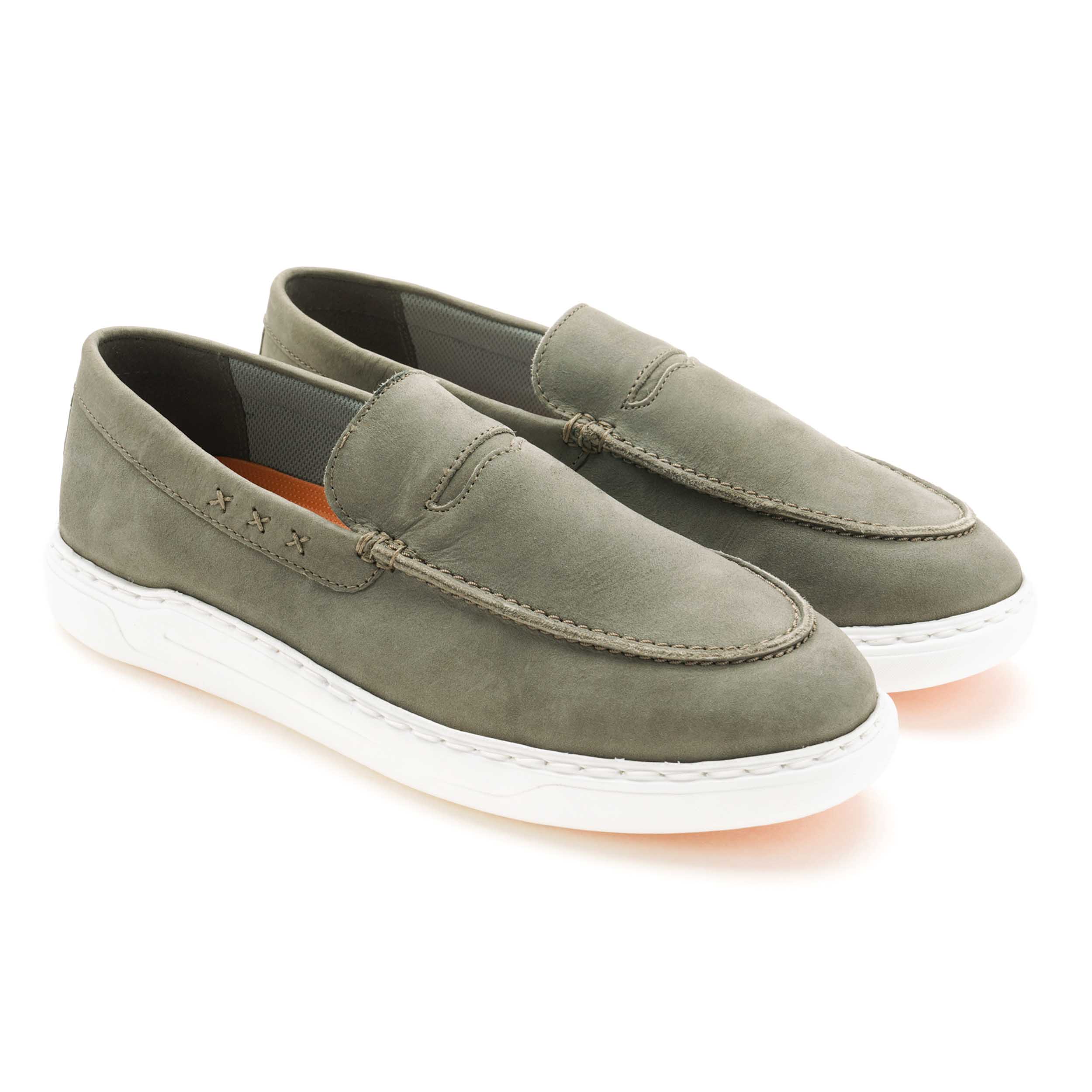 The Delle Ruosh Men Olive Green Casual Sneaker