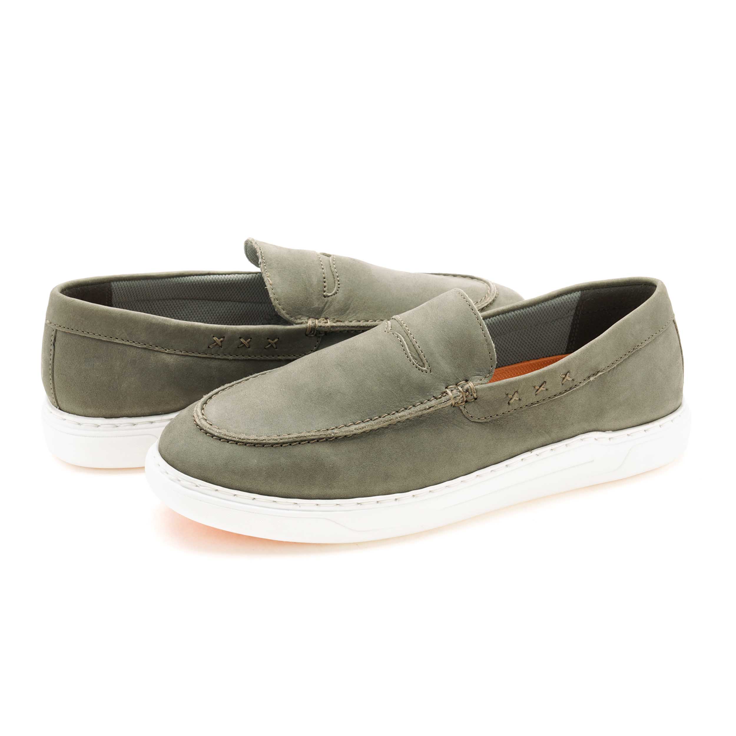 The Delle Ruosh Men Olive Green Casual Sneaker
