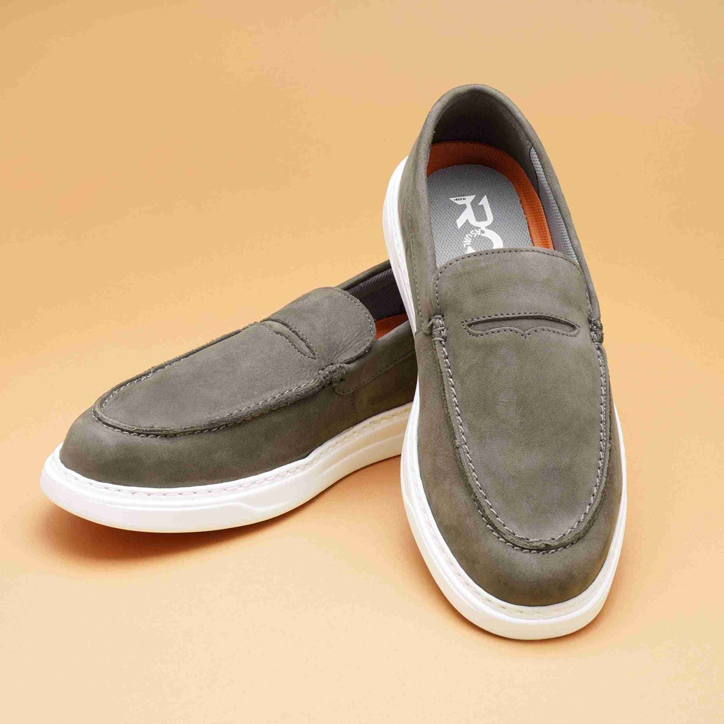 The Delle Ruosh Men Grey Casual Sneaker