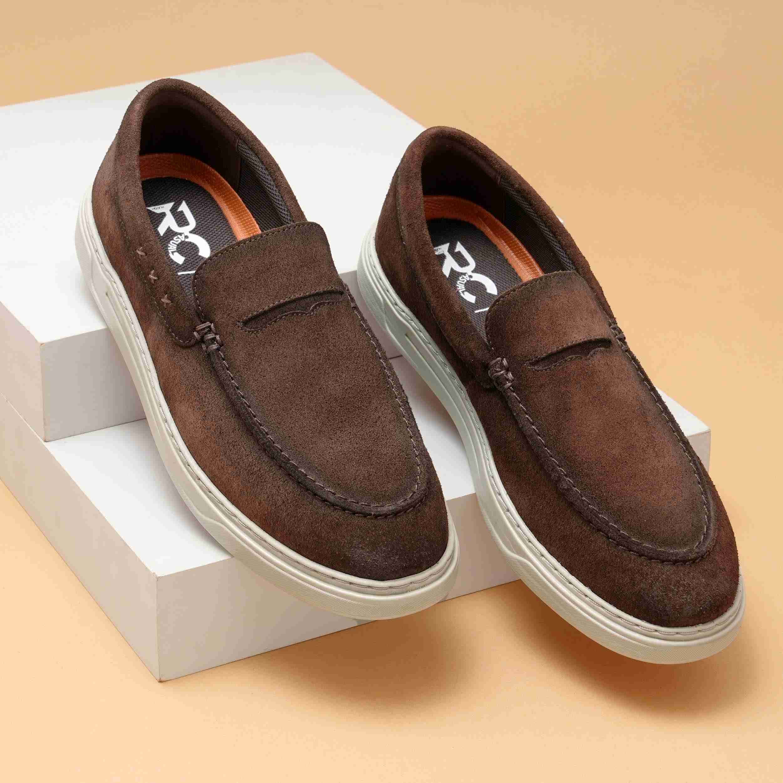 The Delle Ruosh Men Brown Casual Sneaker
