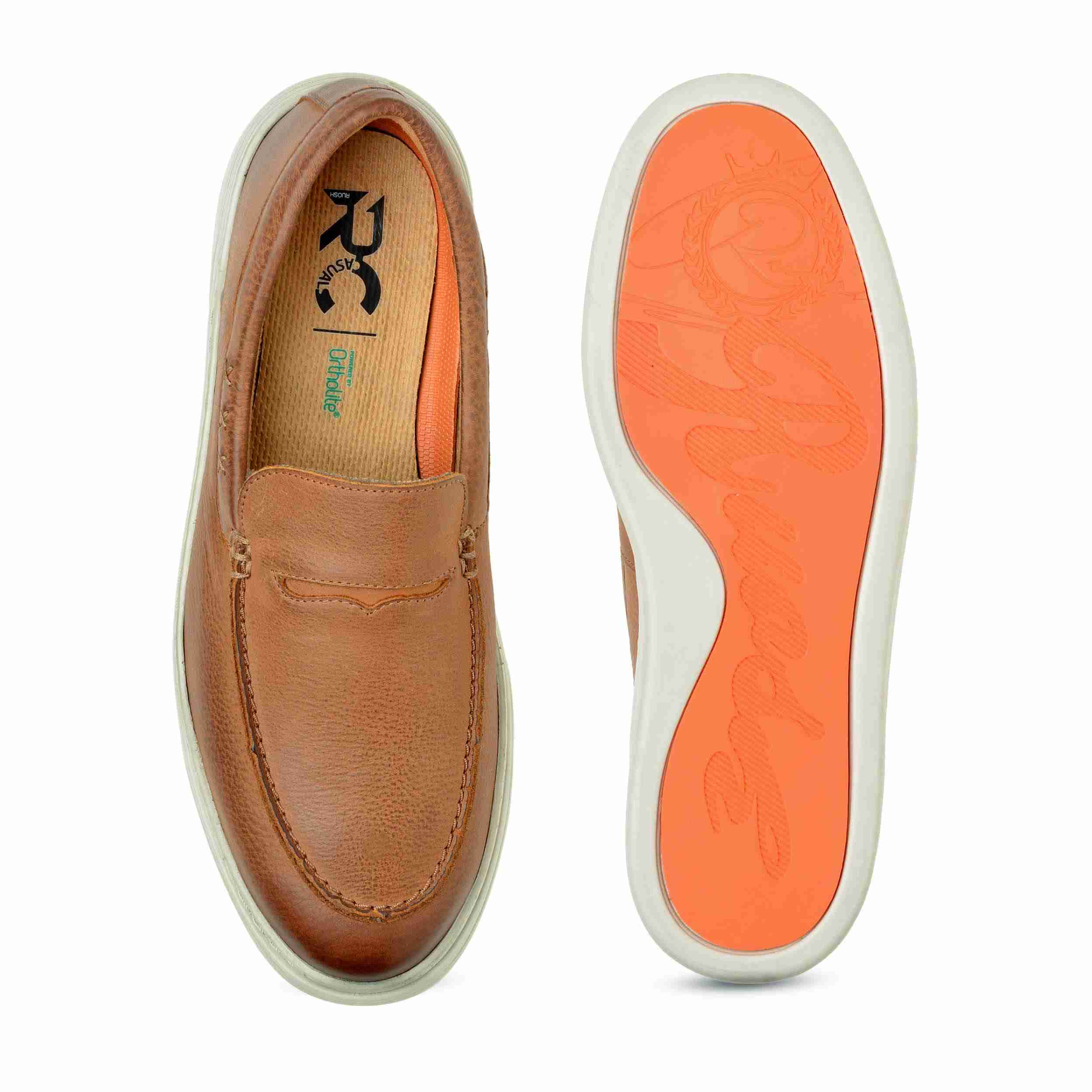 The Delle Ruosh Men Tan Casual Sneaker