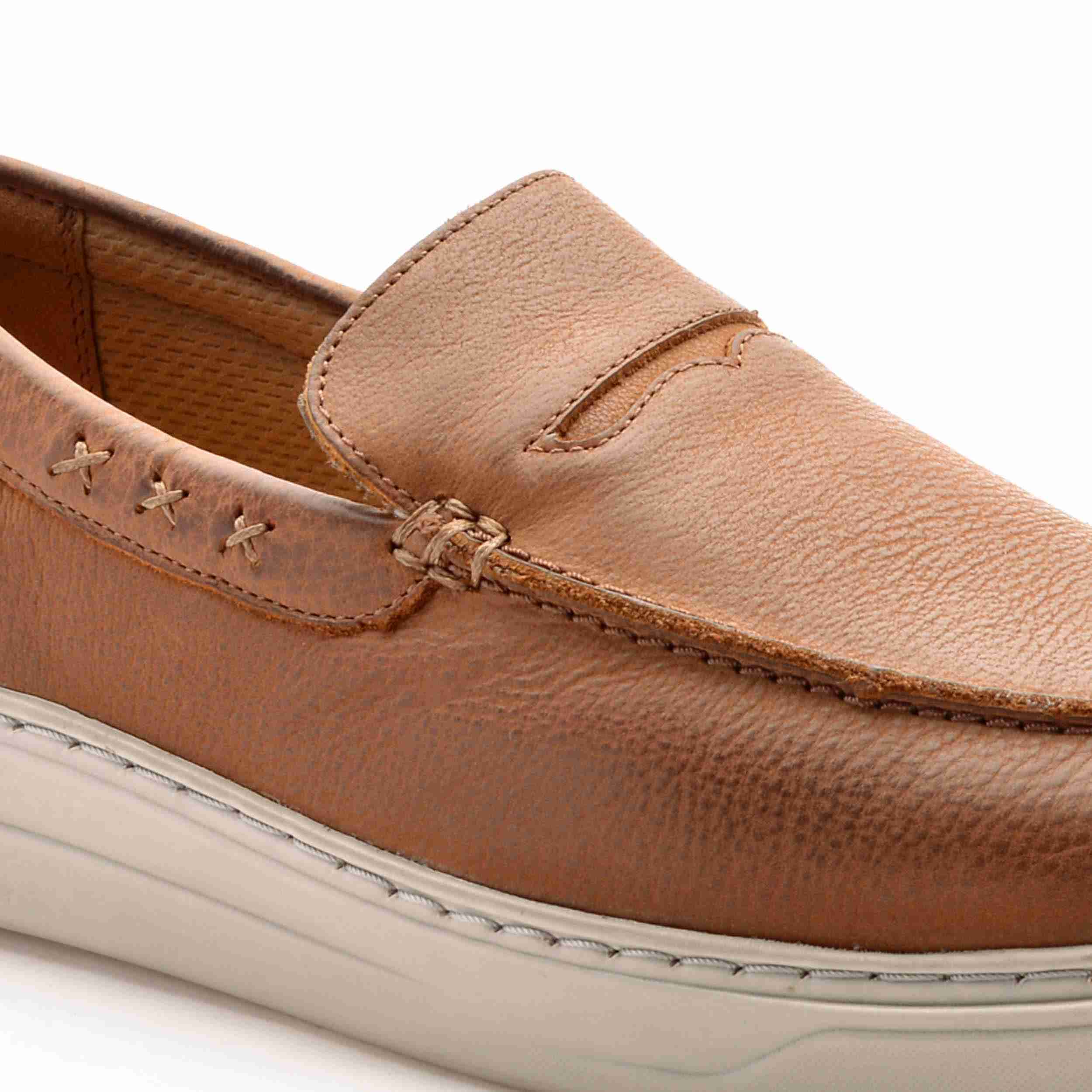 The Delle Ruosh Men Tan Casual Sneaker