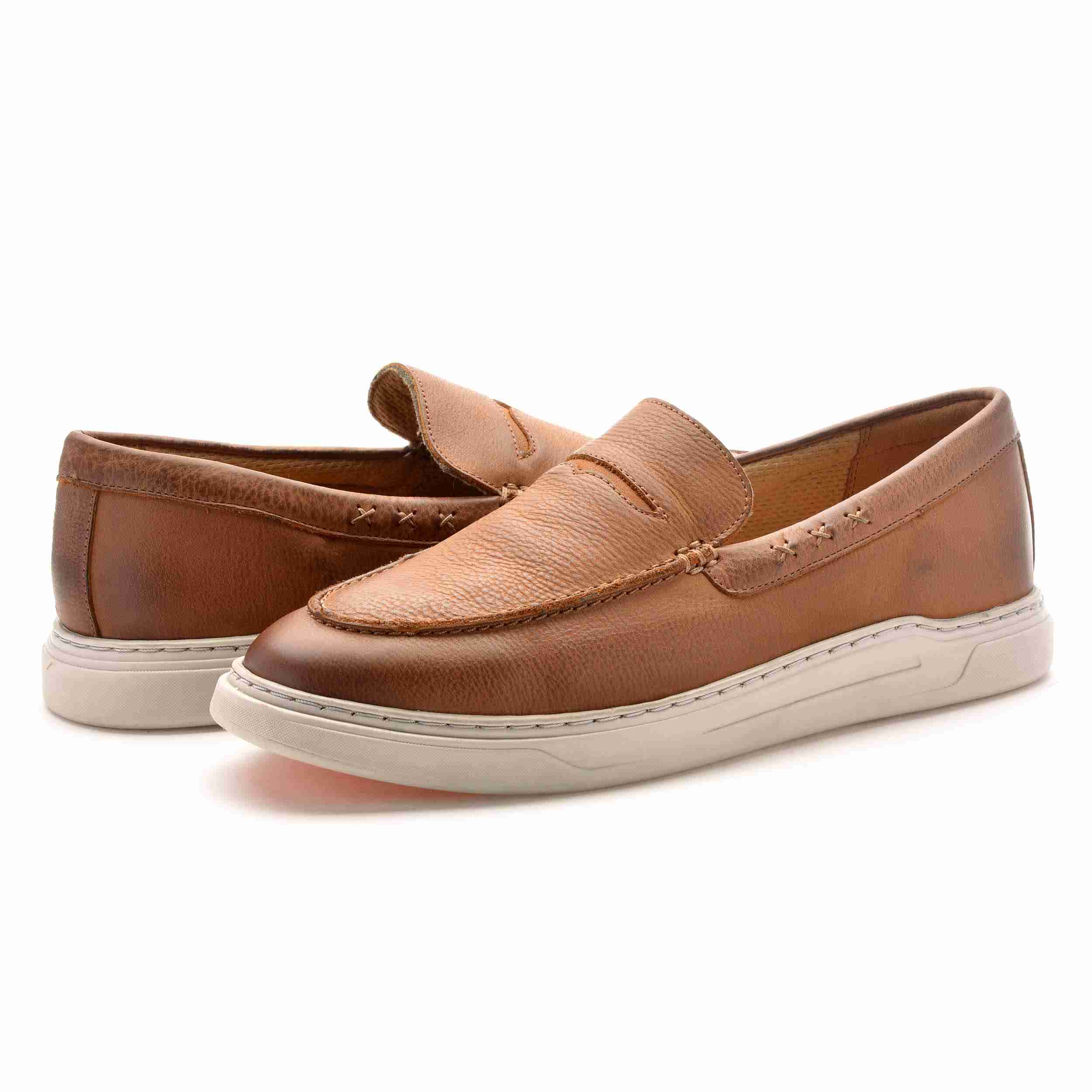 The Delle Ruosh Men Tan Casual Sneaker