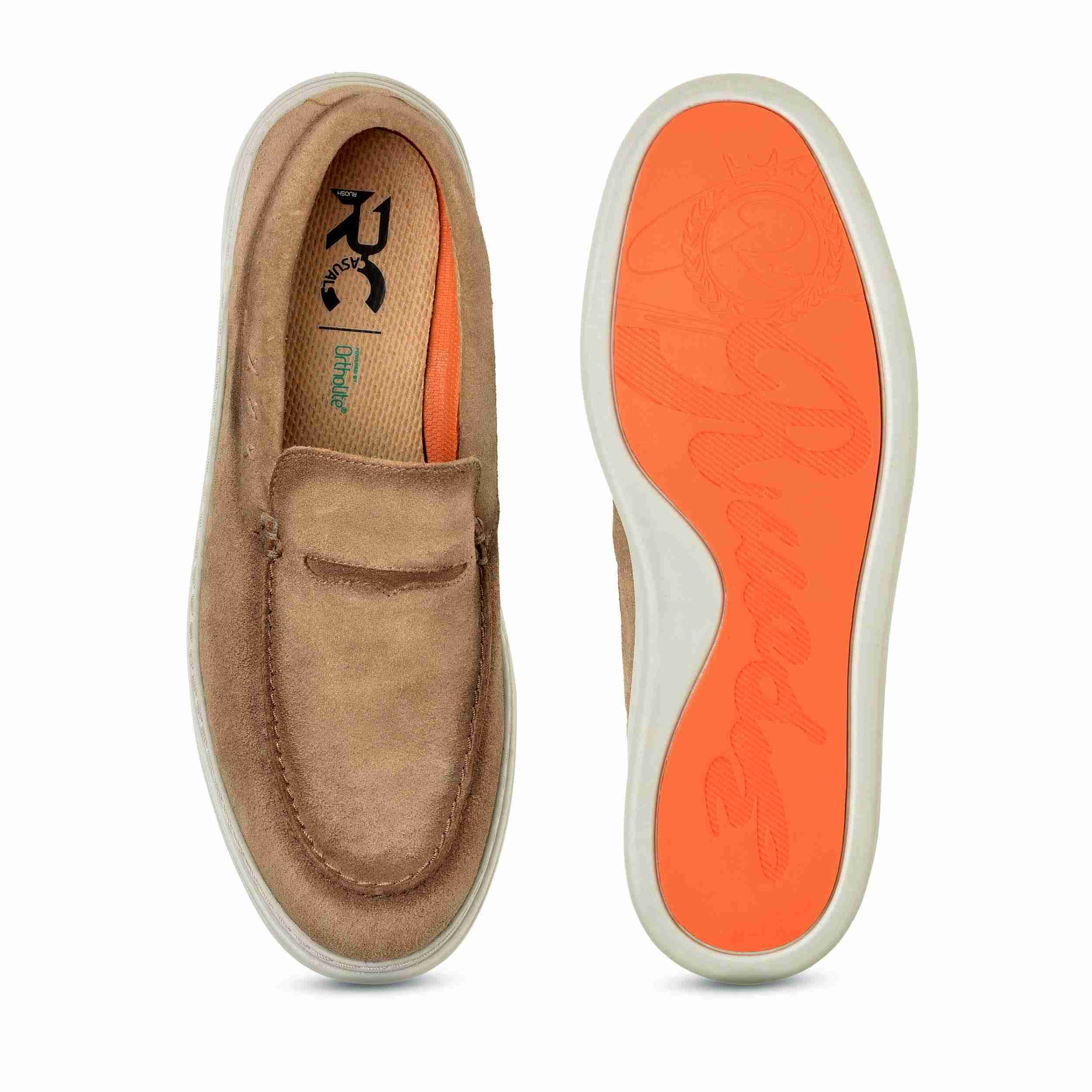 The Delle Ruosh Men Tan Casual Sneaker