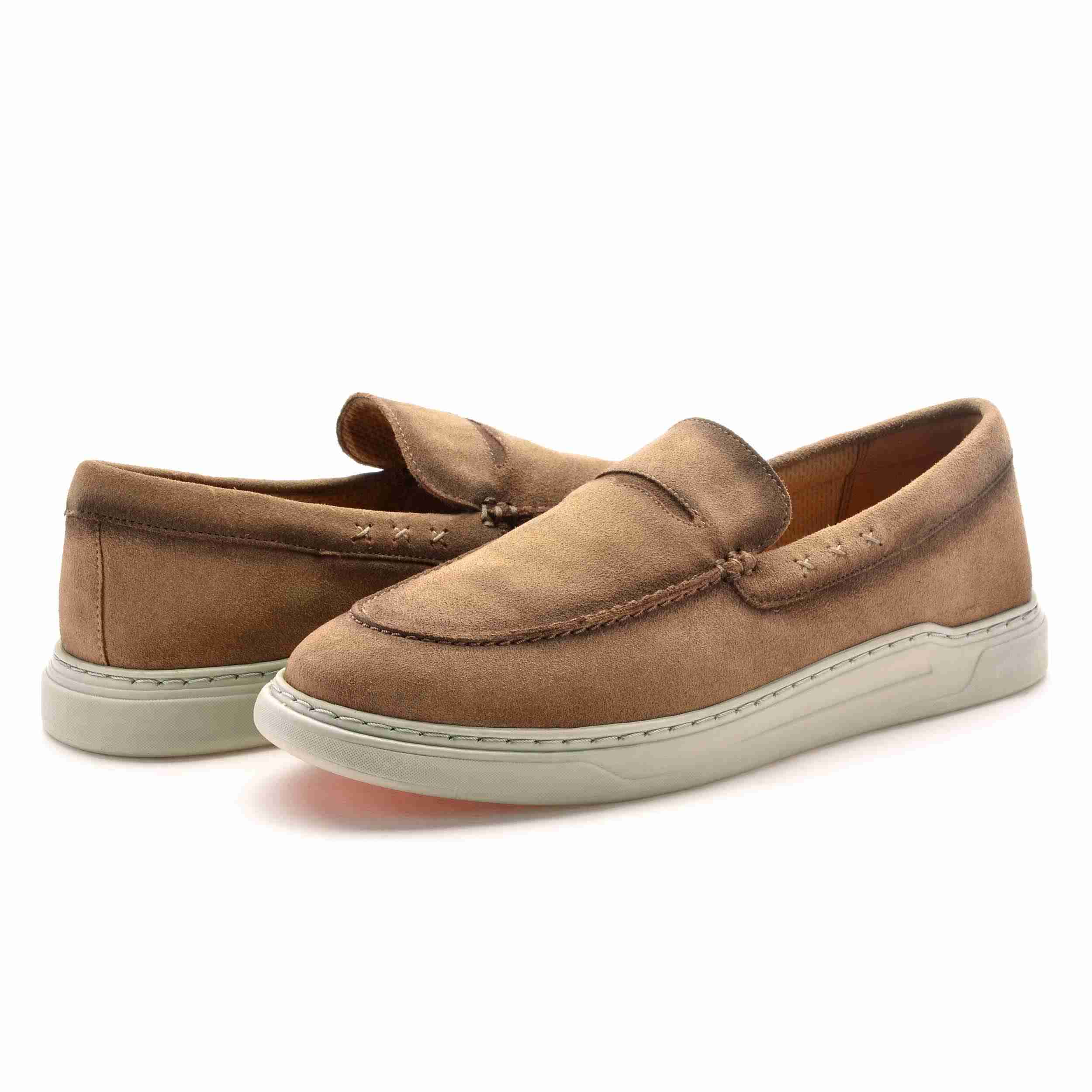 The Delle Ruosh Men Tan Casual Sneaker