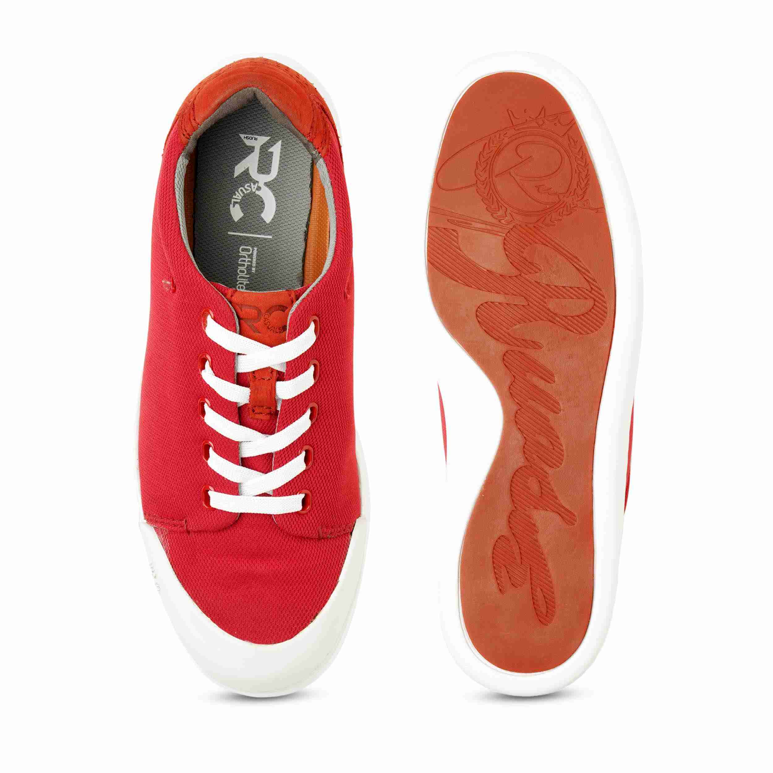 The Ruth Ruosh Men Red Casual Sneaker