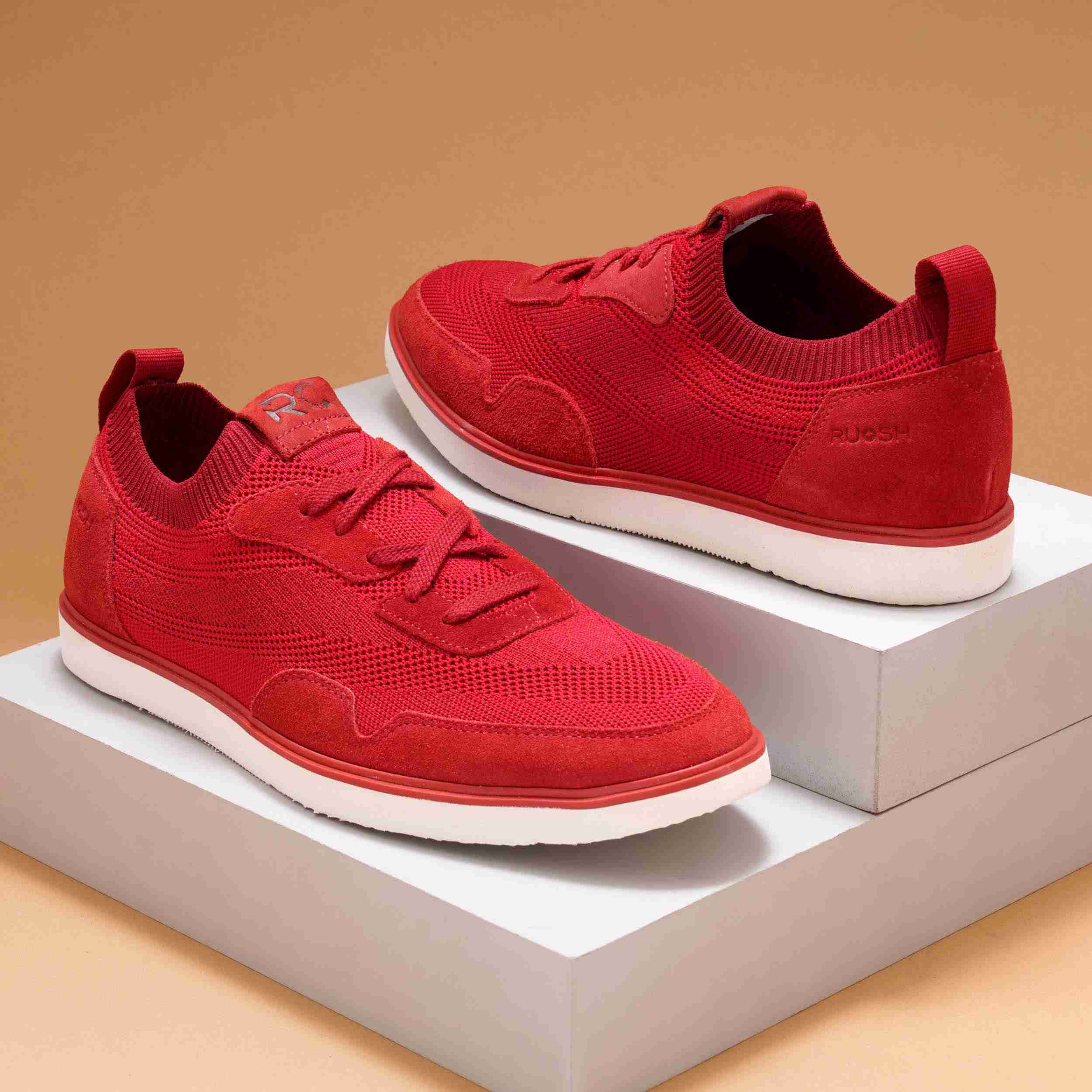 The Gladwin Ruosh Men Red Casual Sneaker