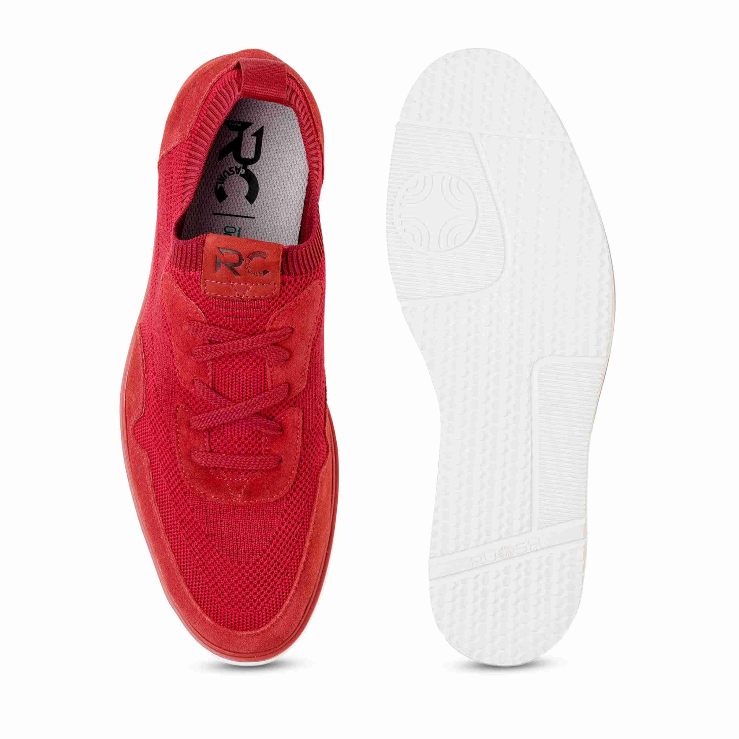 The Gladwin Ruosh Men Red Casual Sneaker