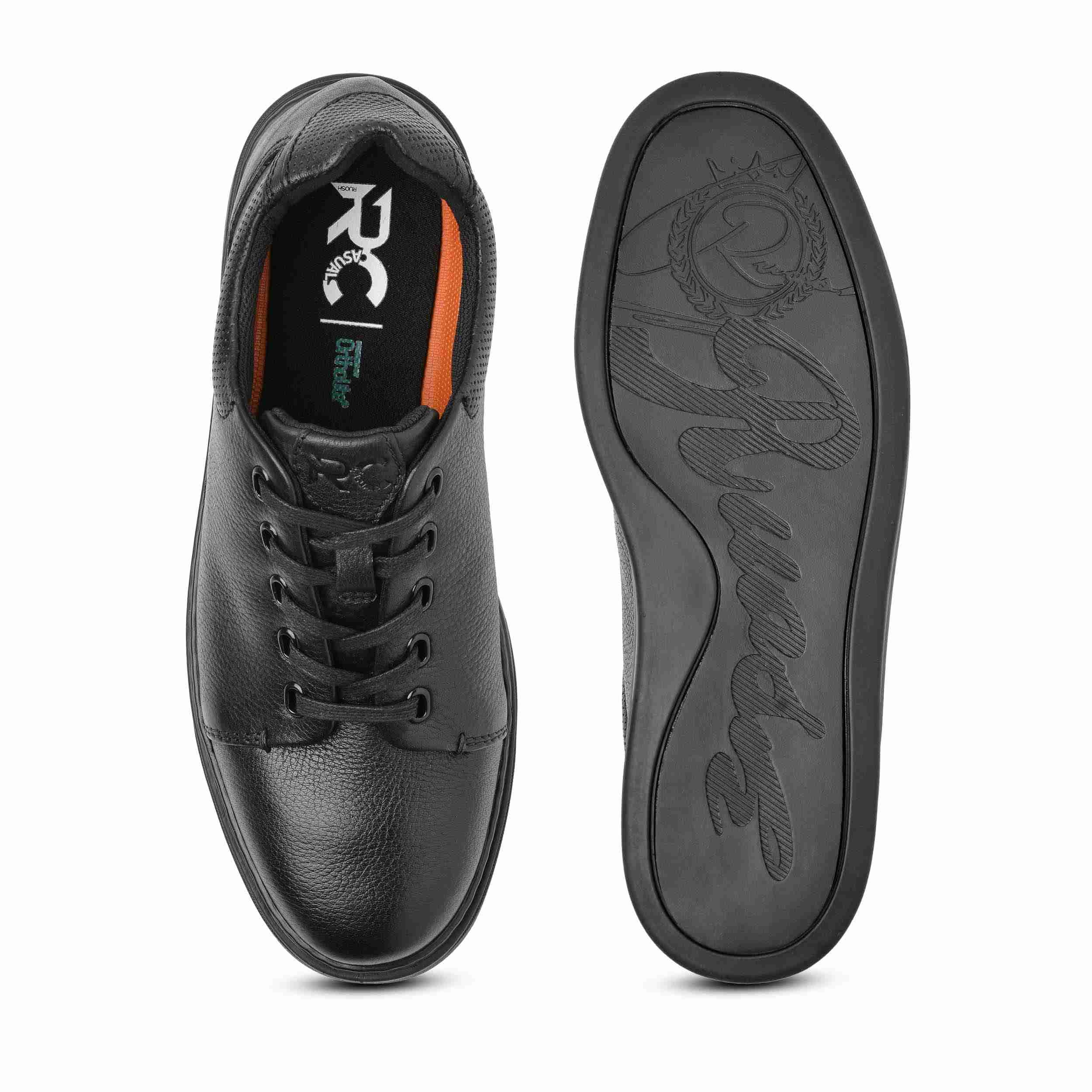 The Ruth Ruosh Men Black Casual Sneaker