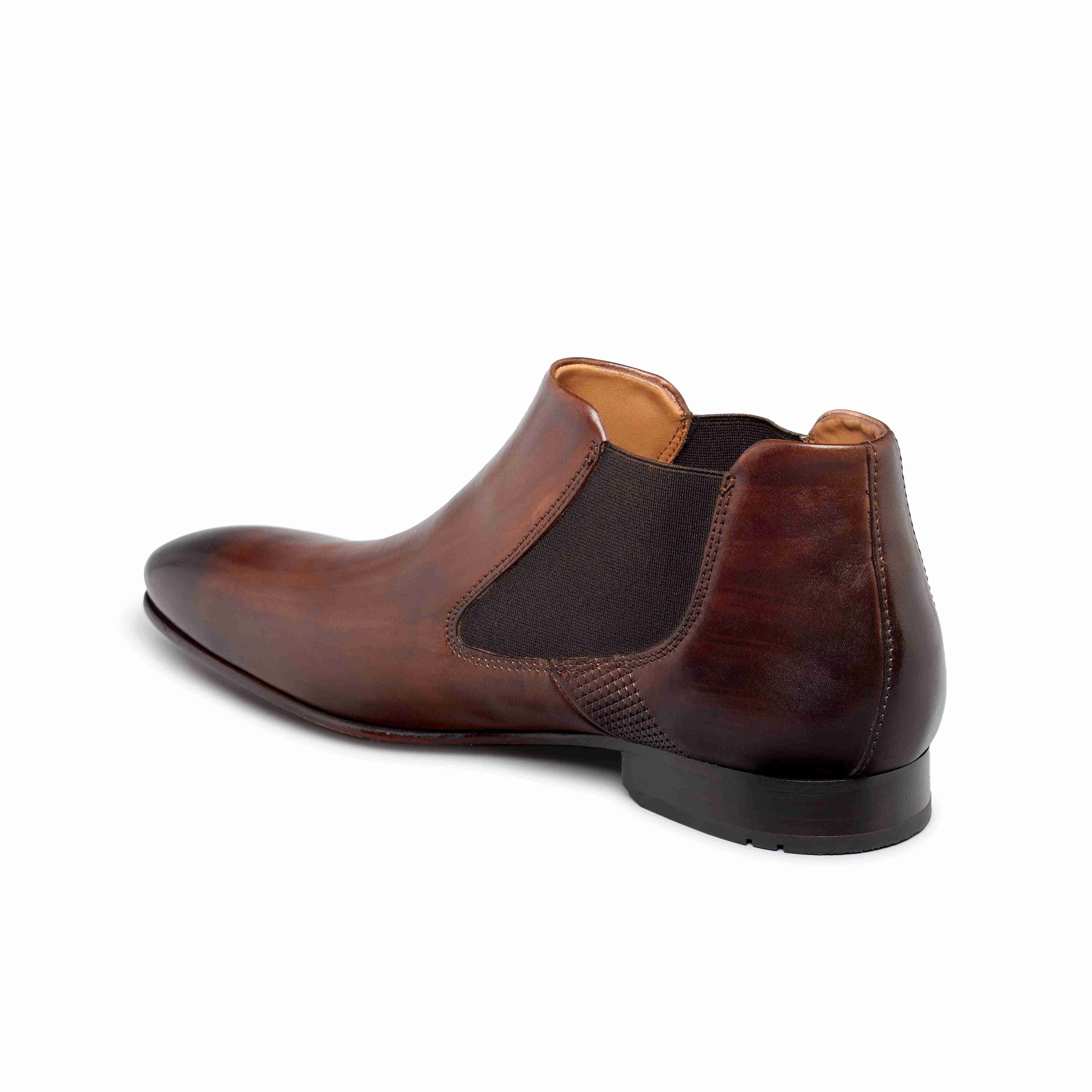The Tivoli Ruosh Men Brown Handcrafted Chelsea Boot