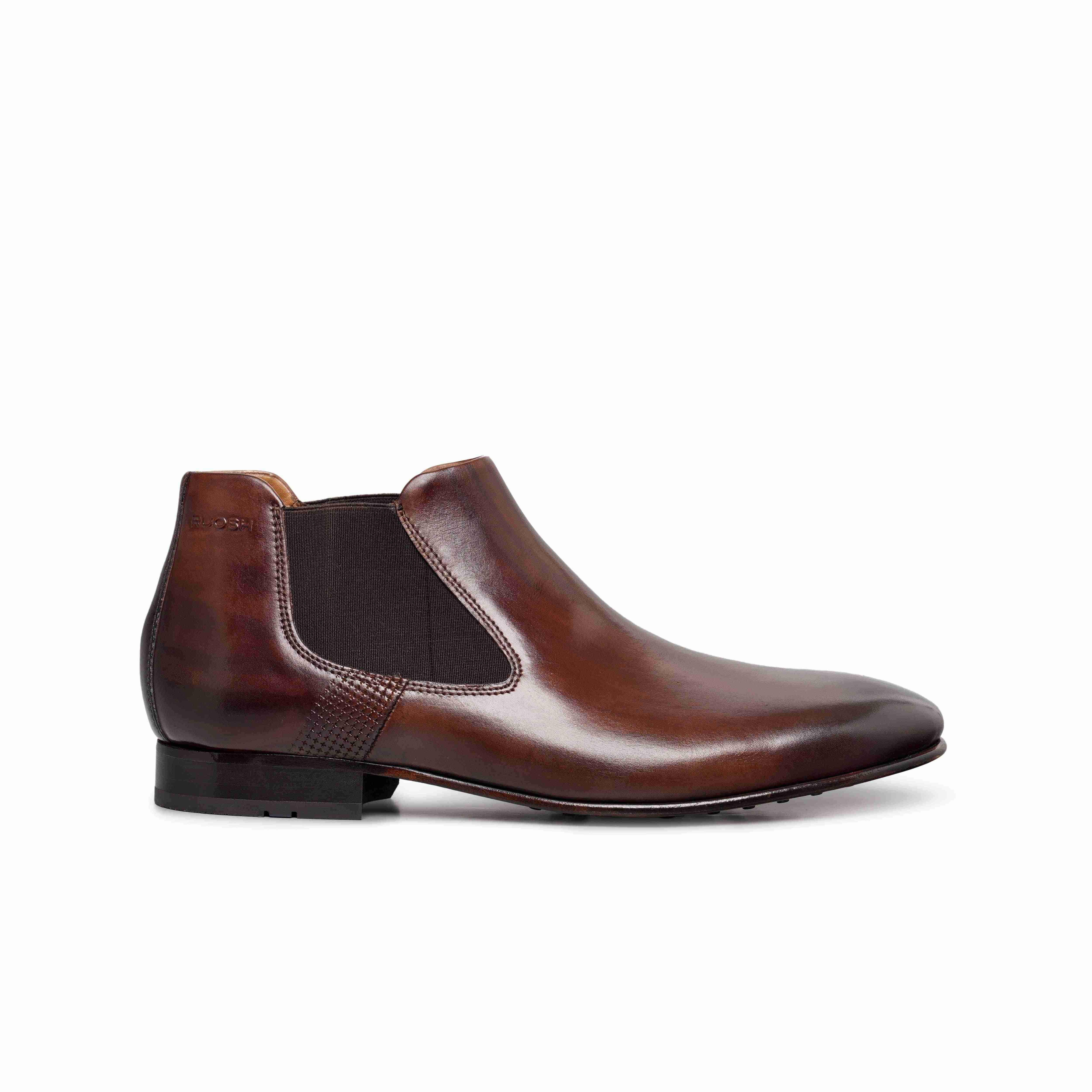The Tivoli Ruosh Men Brown Handcrafted Chelsea Boot