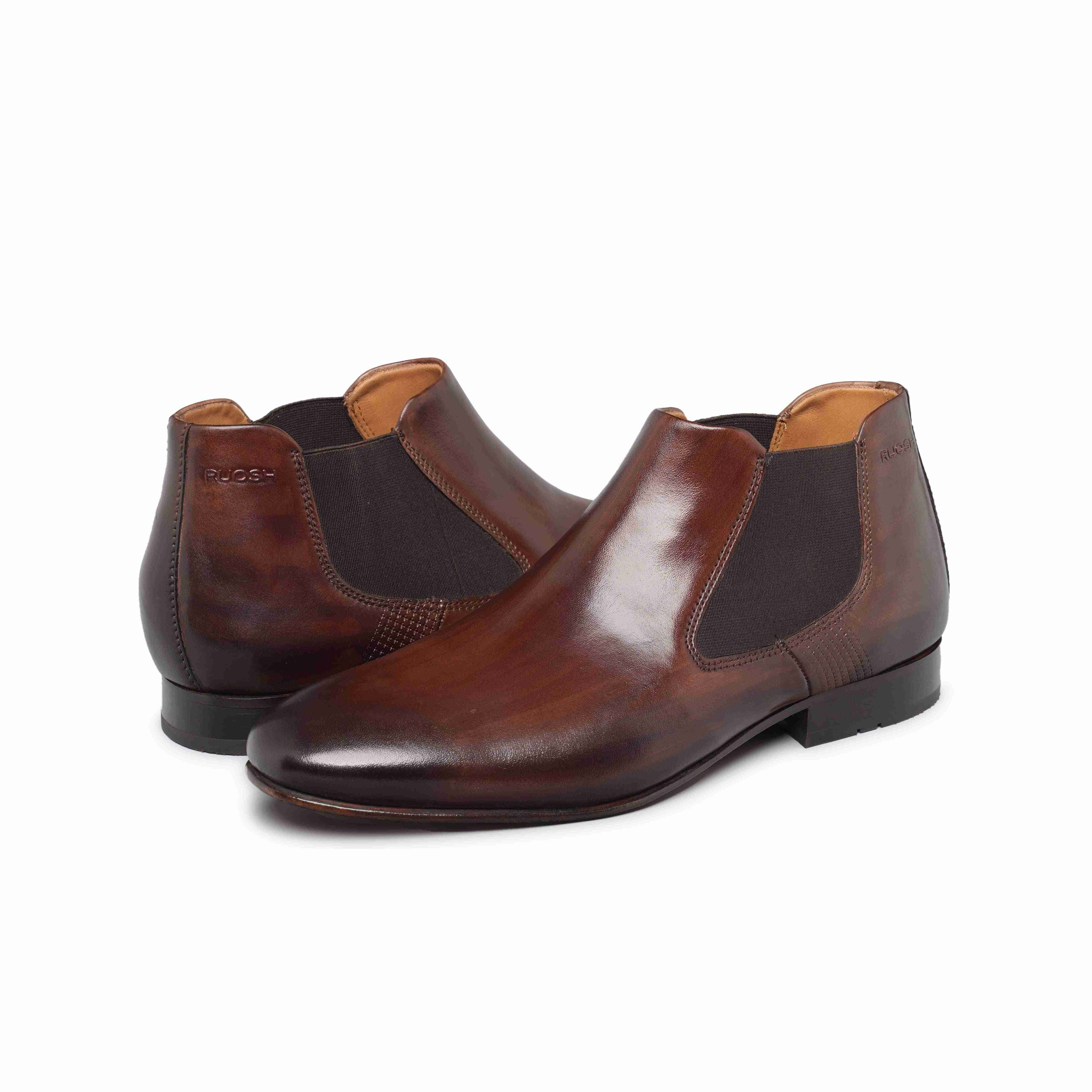 The Tivoli Ruosh Men Brown Handcrafted Chelsea Boot