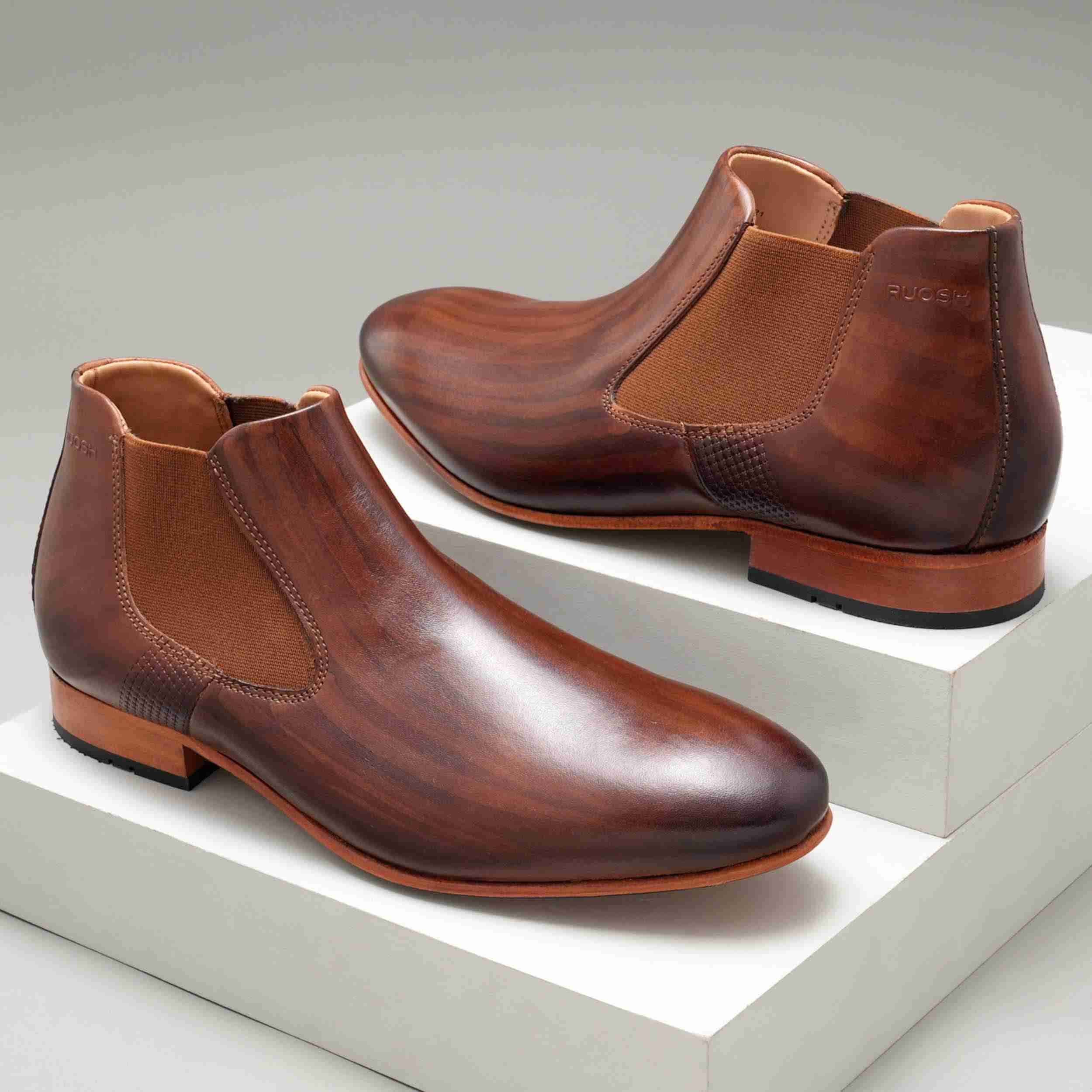 The Tivoli Brown Men Chelsea Boot Ruosh