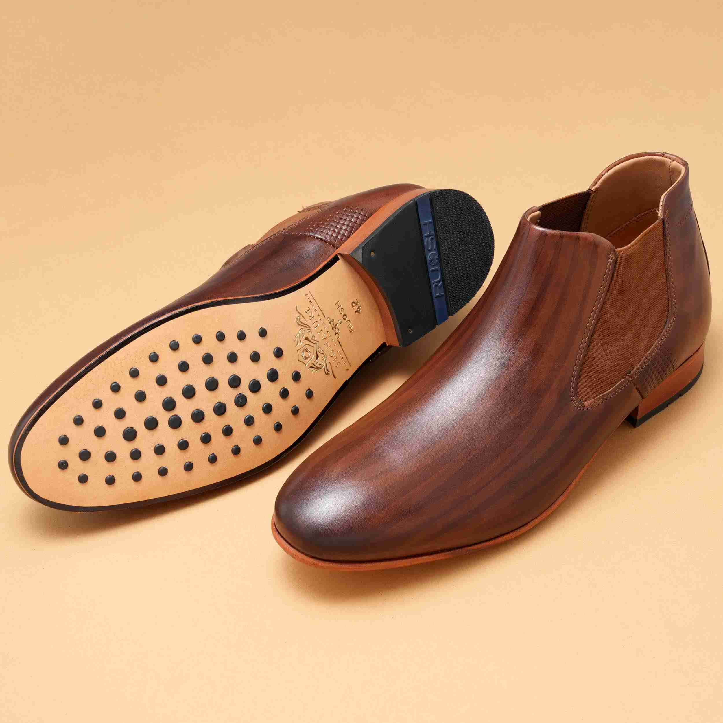 The Tivoli Brown Men Chelsea Boot Ruosh