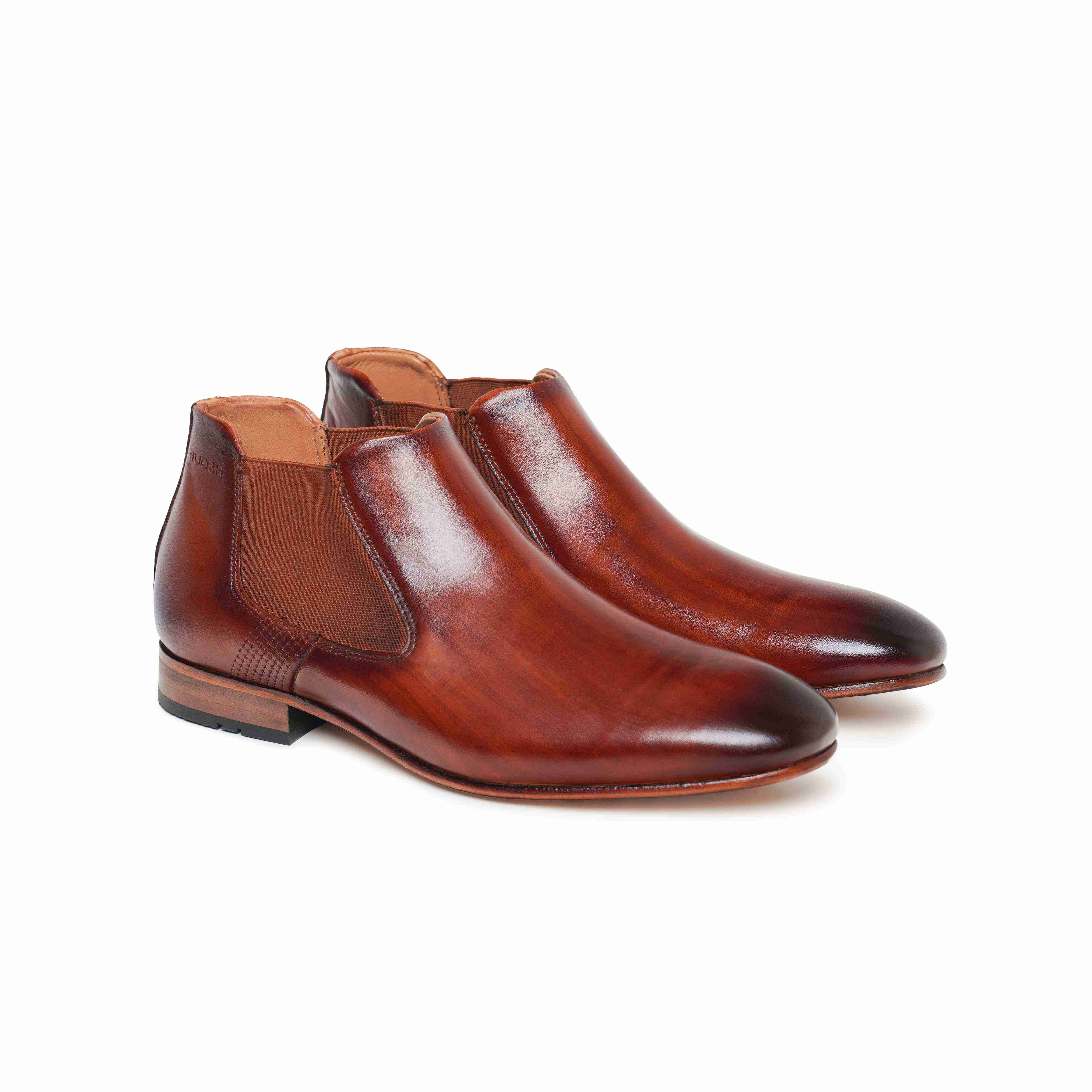 The Tivoli Ruosh Men Tan Handcrafted Chelsea Boot