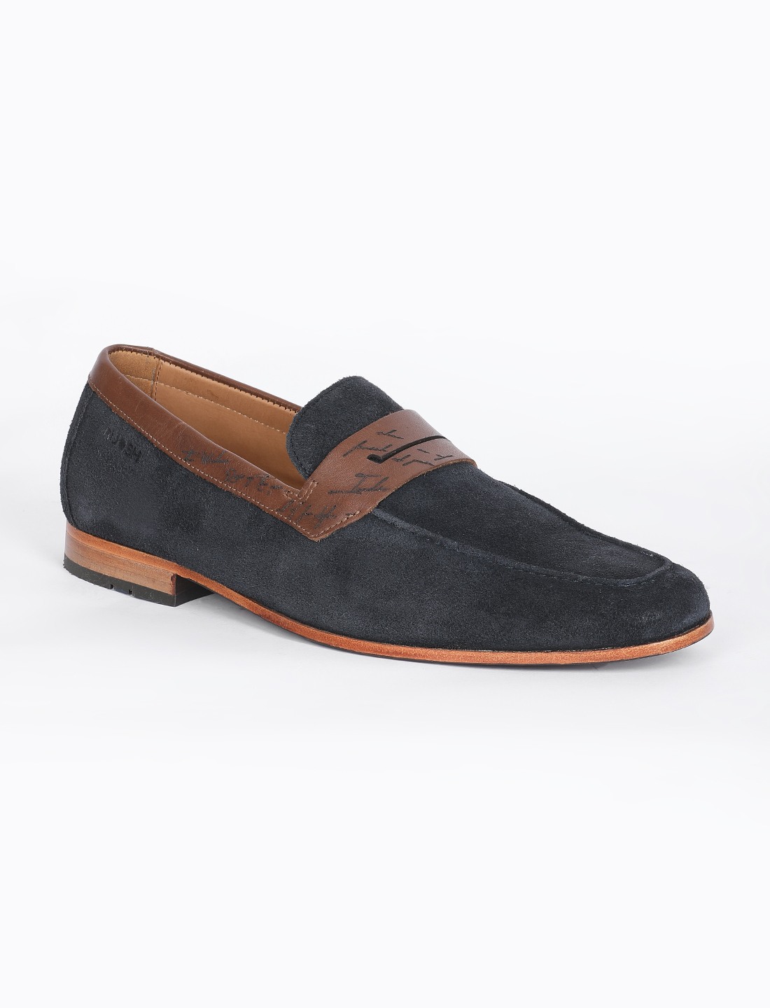 The Koko Navy Men Occasion Suede Slip-On Ruosh