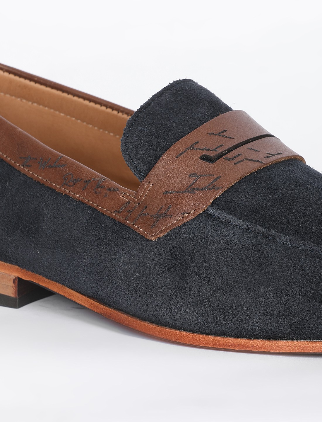 The Koko Navy Men Occasion Suede Slip-On Ruosh