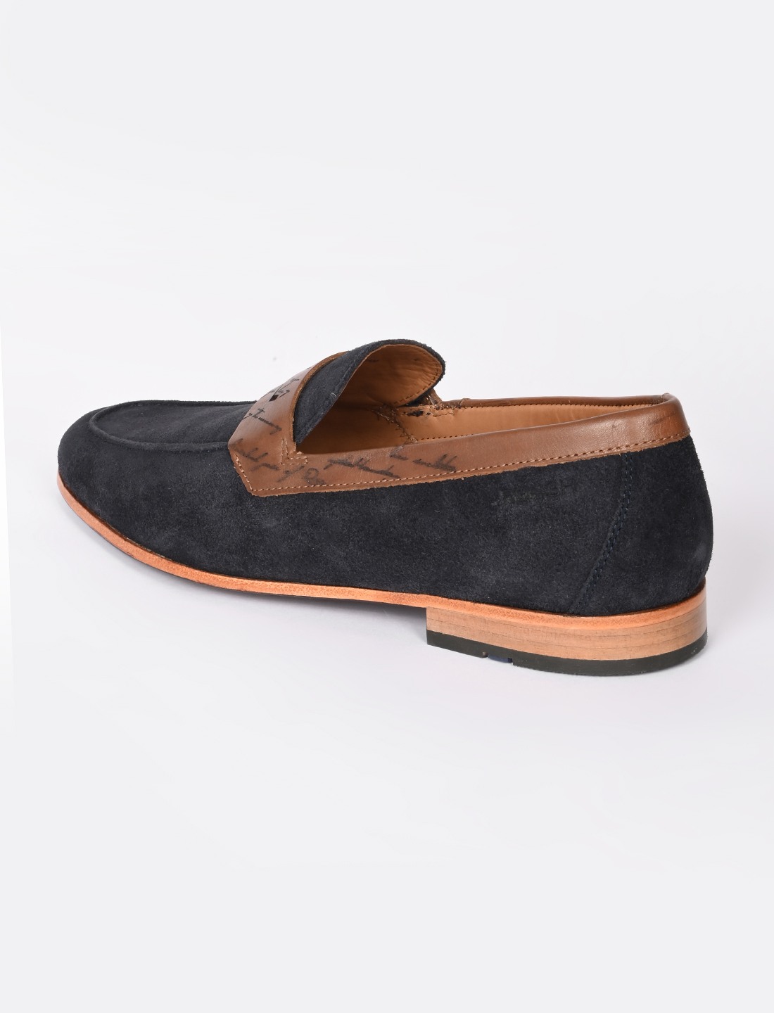 The Koko Navy Men Occasion Suede Slip-On Ruosh