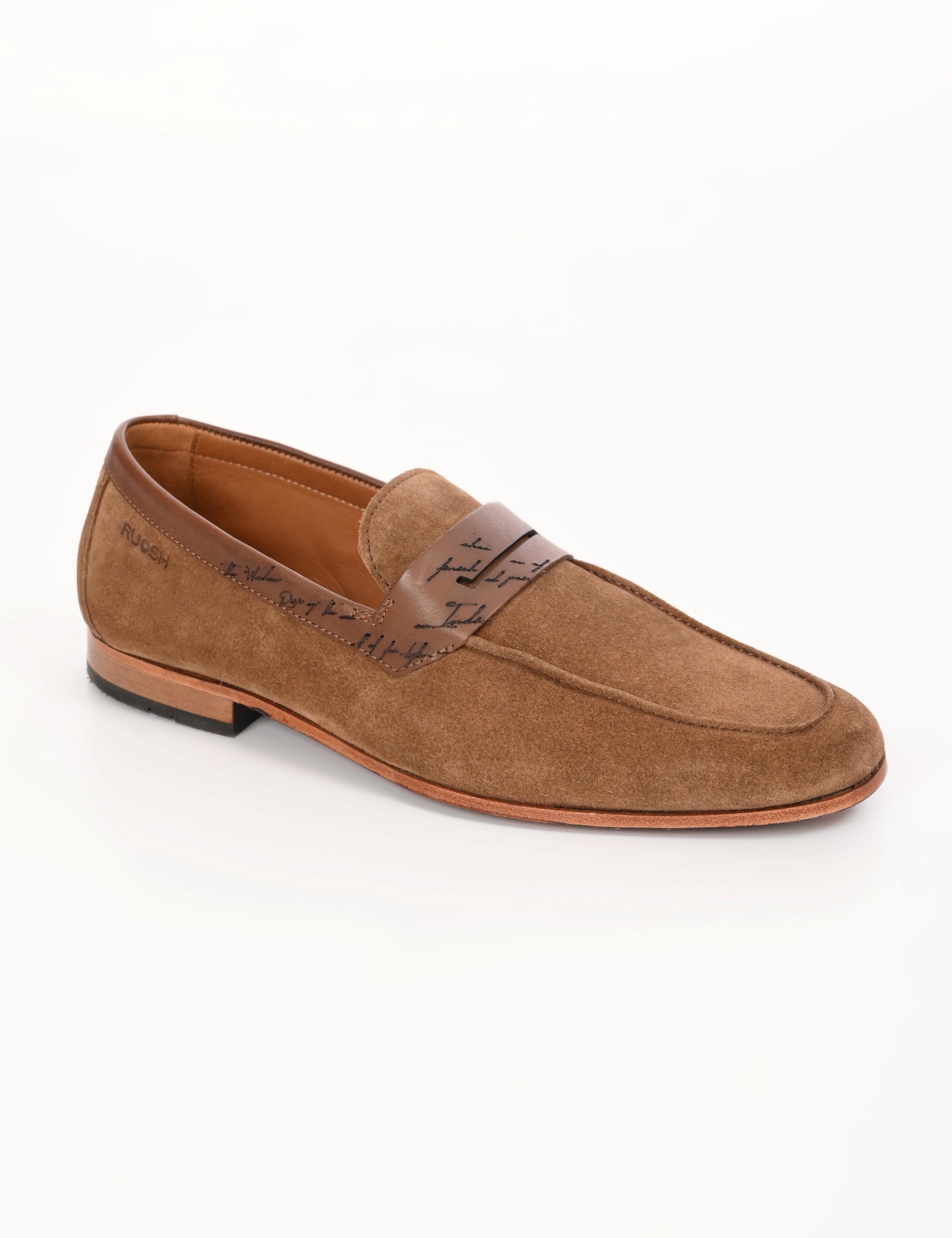 The Koko Tan Men Occasion Suede Slip-On Ruosh