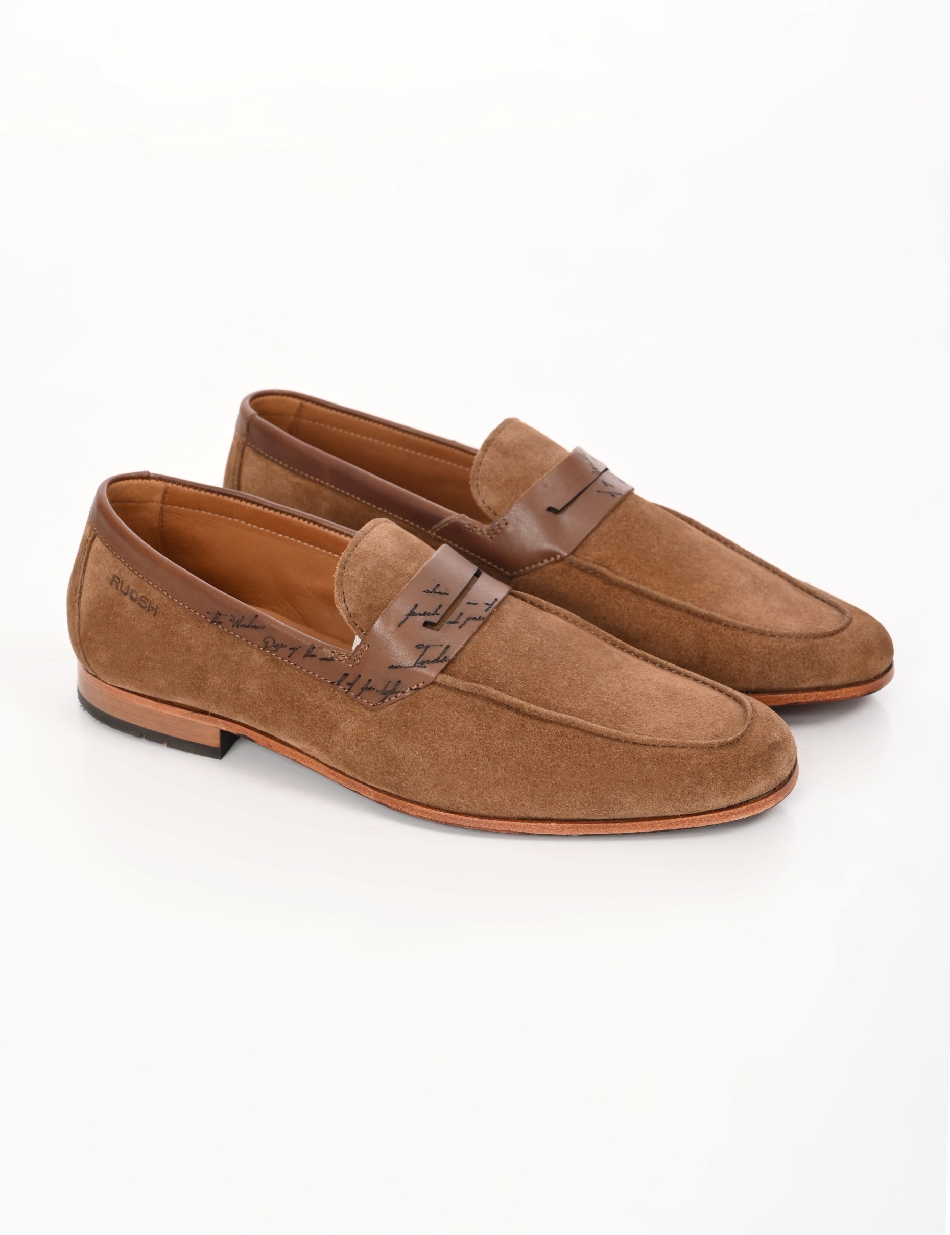 The Koko Tan Men Occasion Suede Slip-On Ruosh