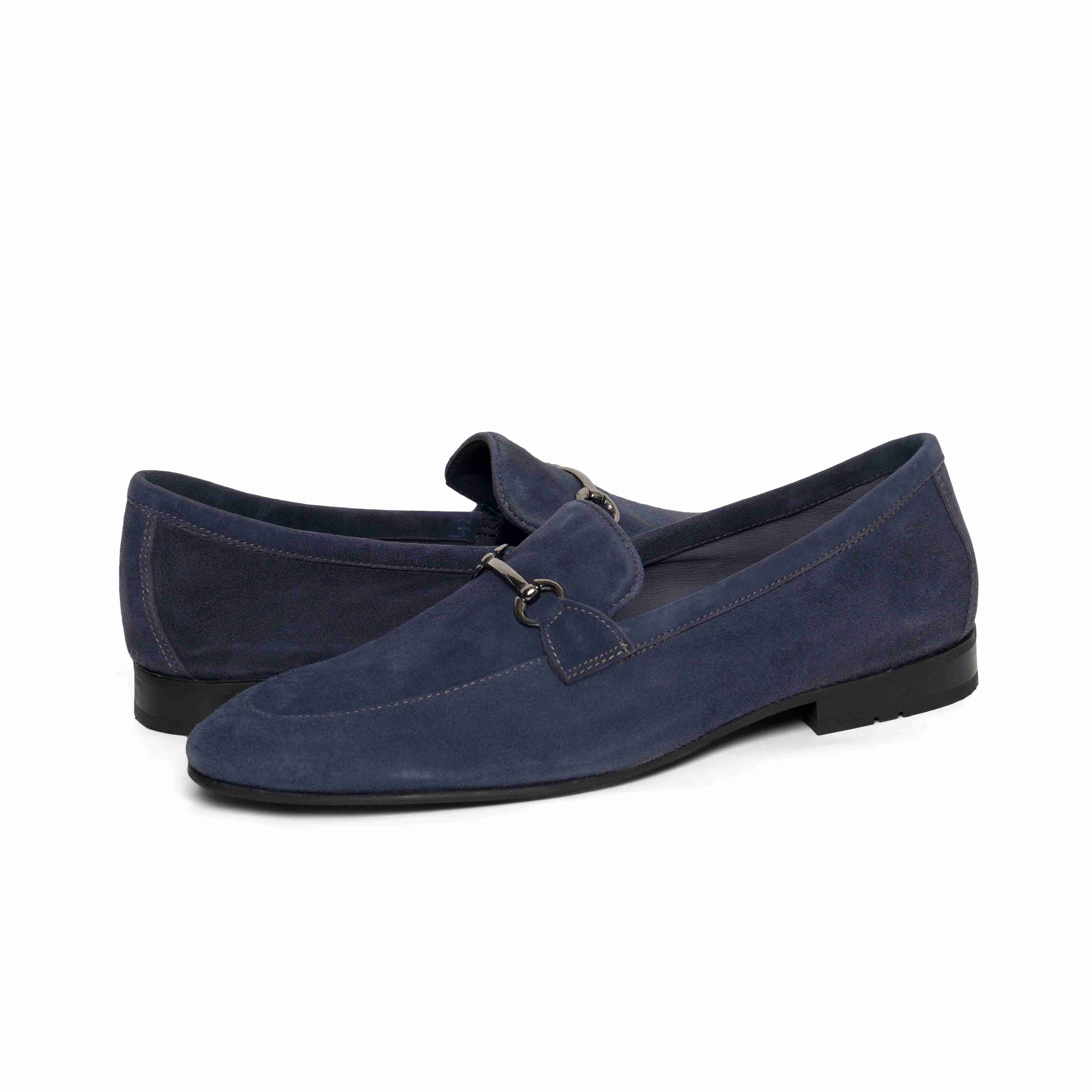 The Paul Ruosh Men Navy Formal Slip-On
