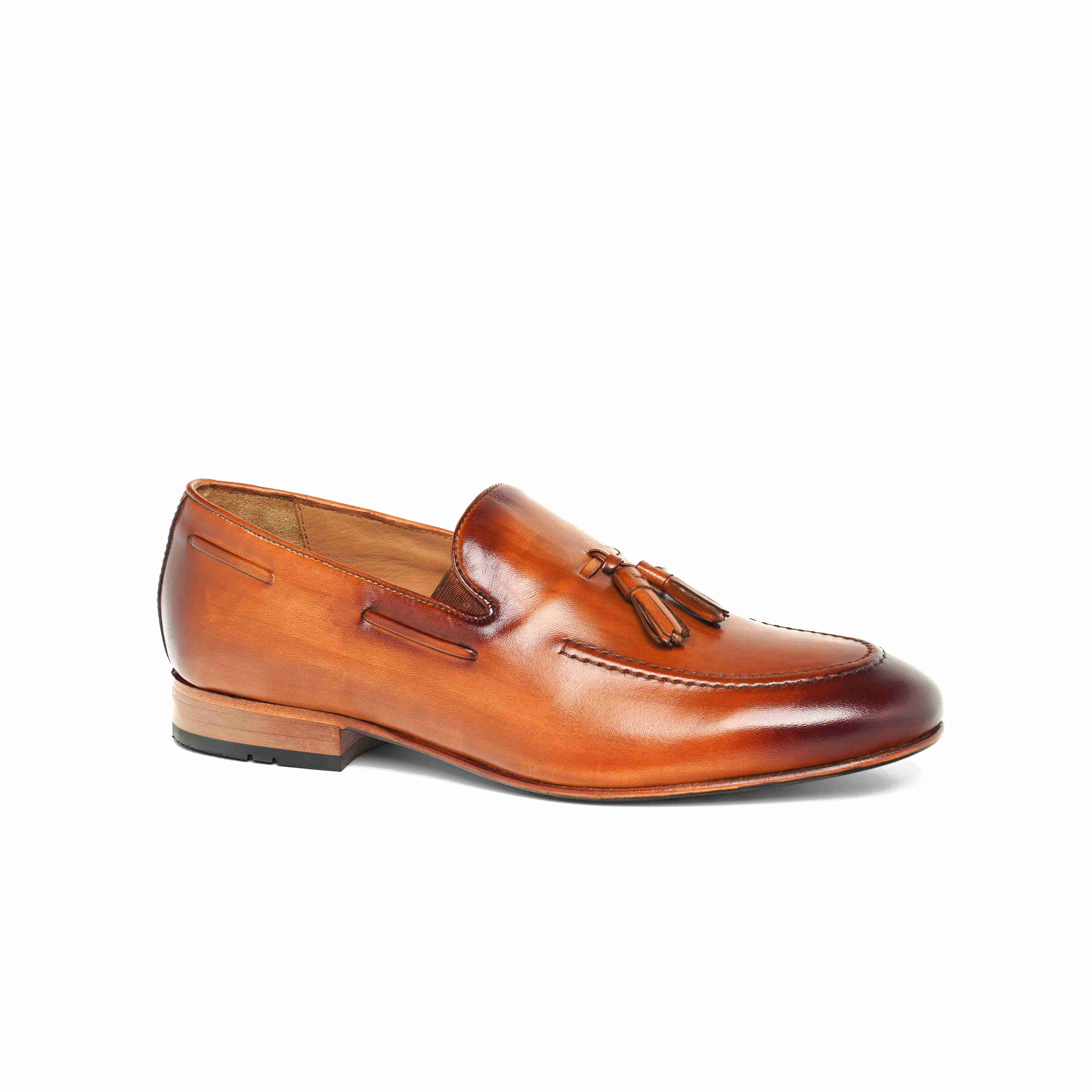 The Tivoli Ruosh Men Tan Tasseled Loafer