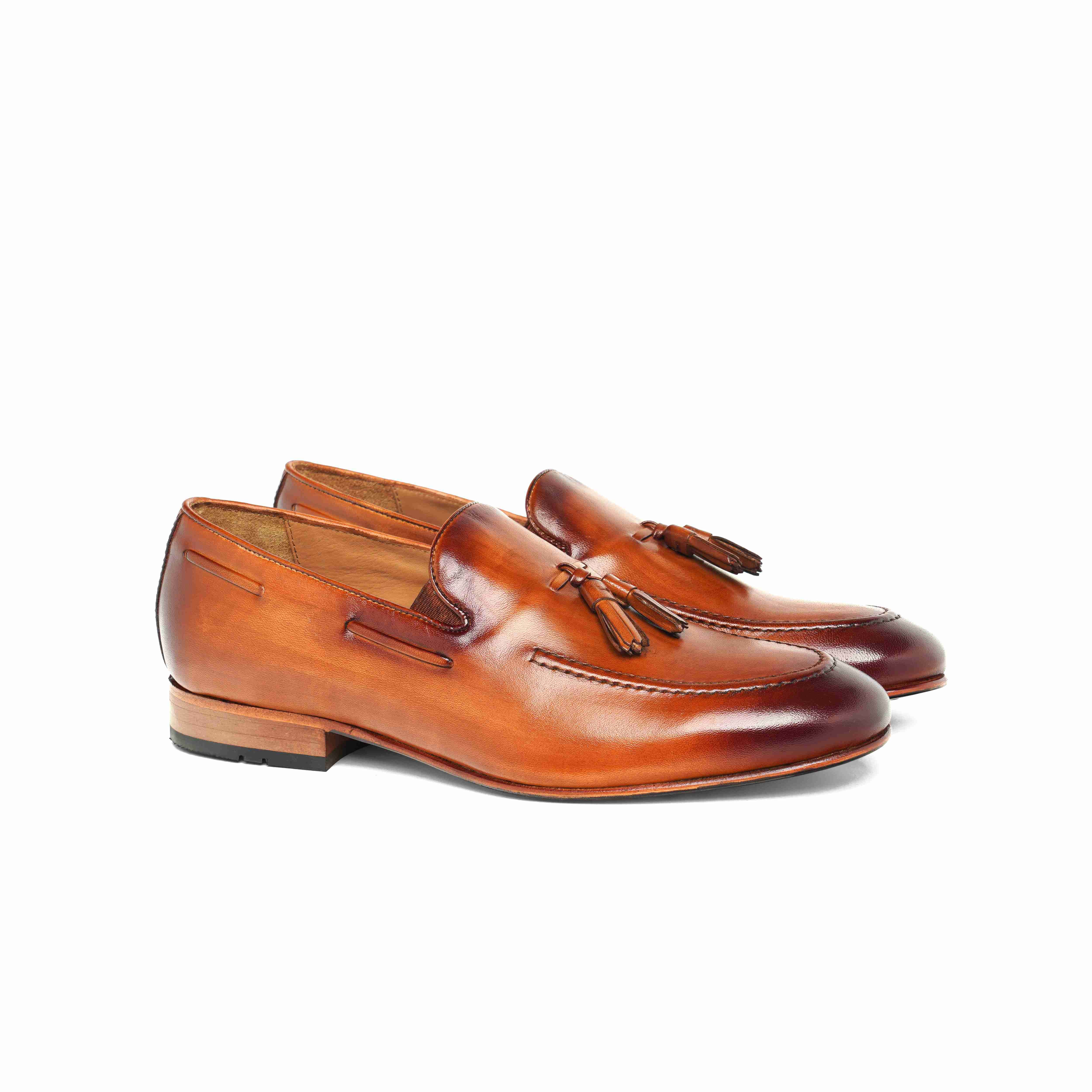 The Tivoli Ruosh Men Tan Tasseled Loafer