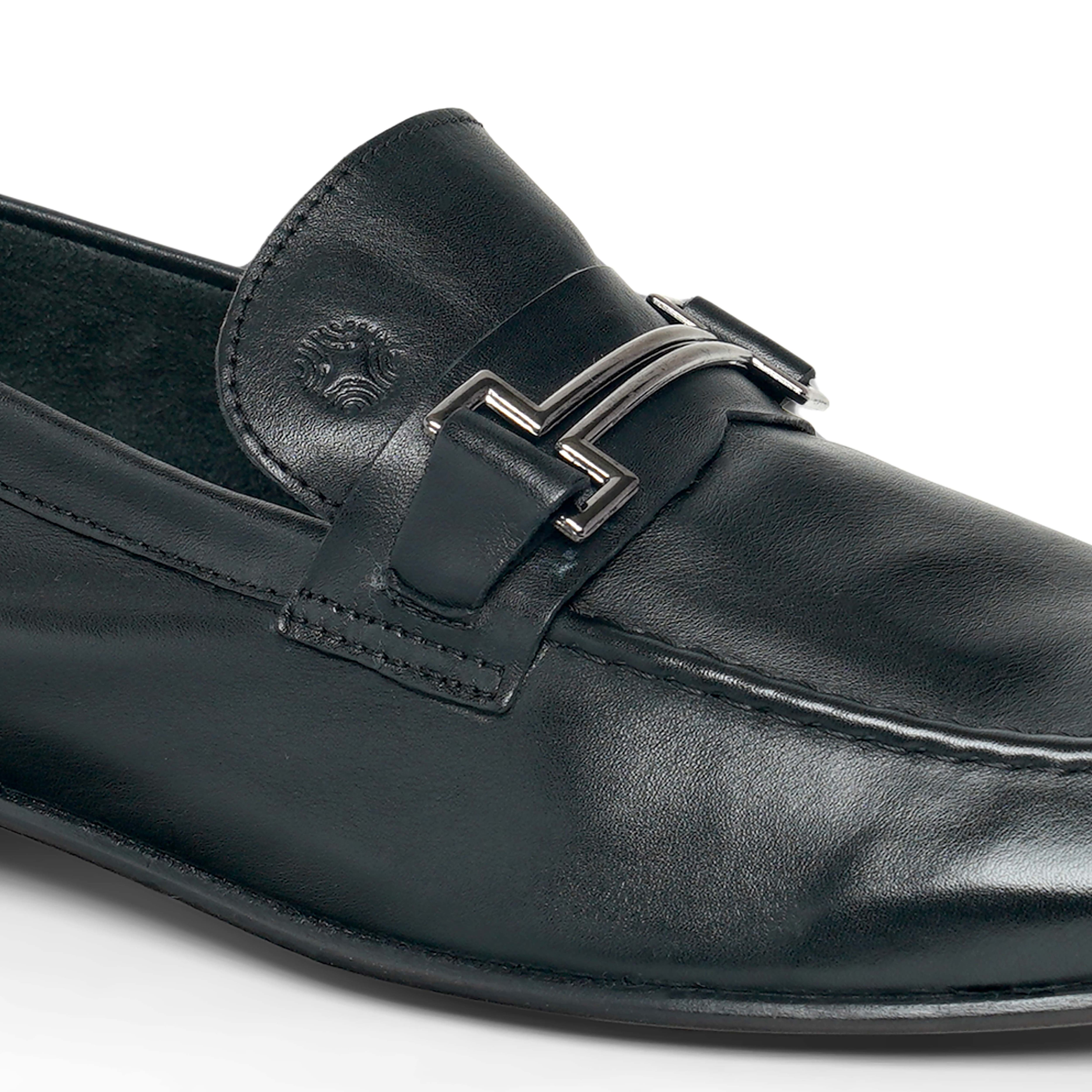 The Paul Ruosh Men Black Bit Loafer