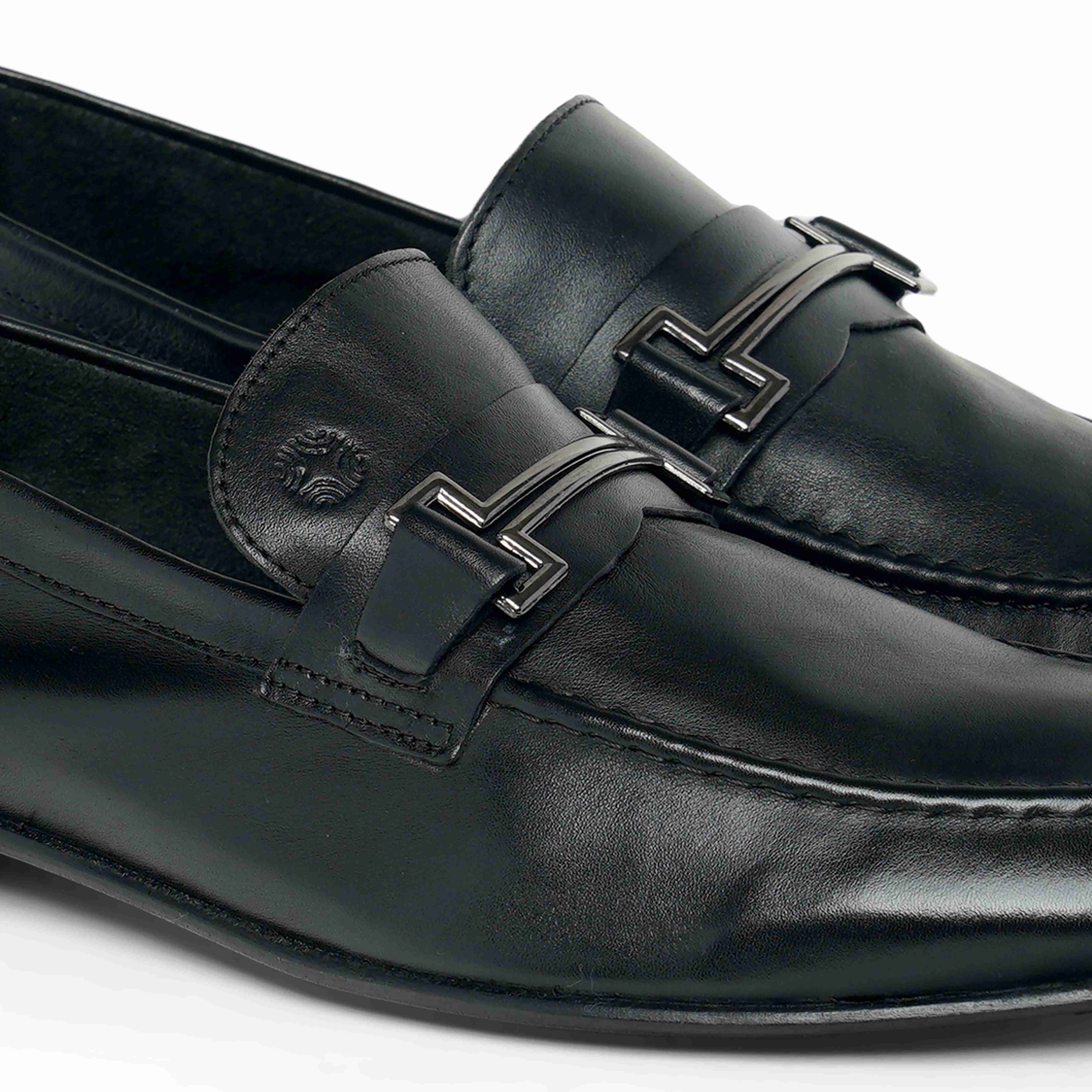 The Paul Ruosh Men Black Bit Loafer