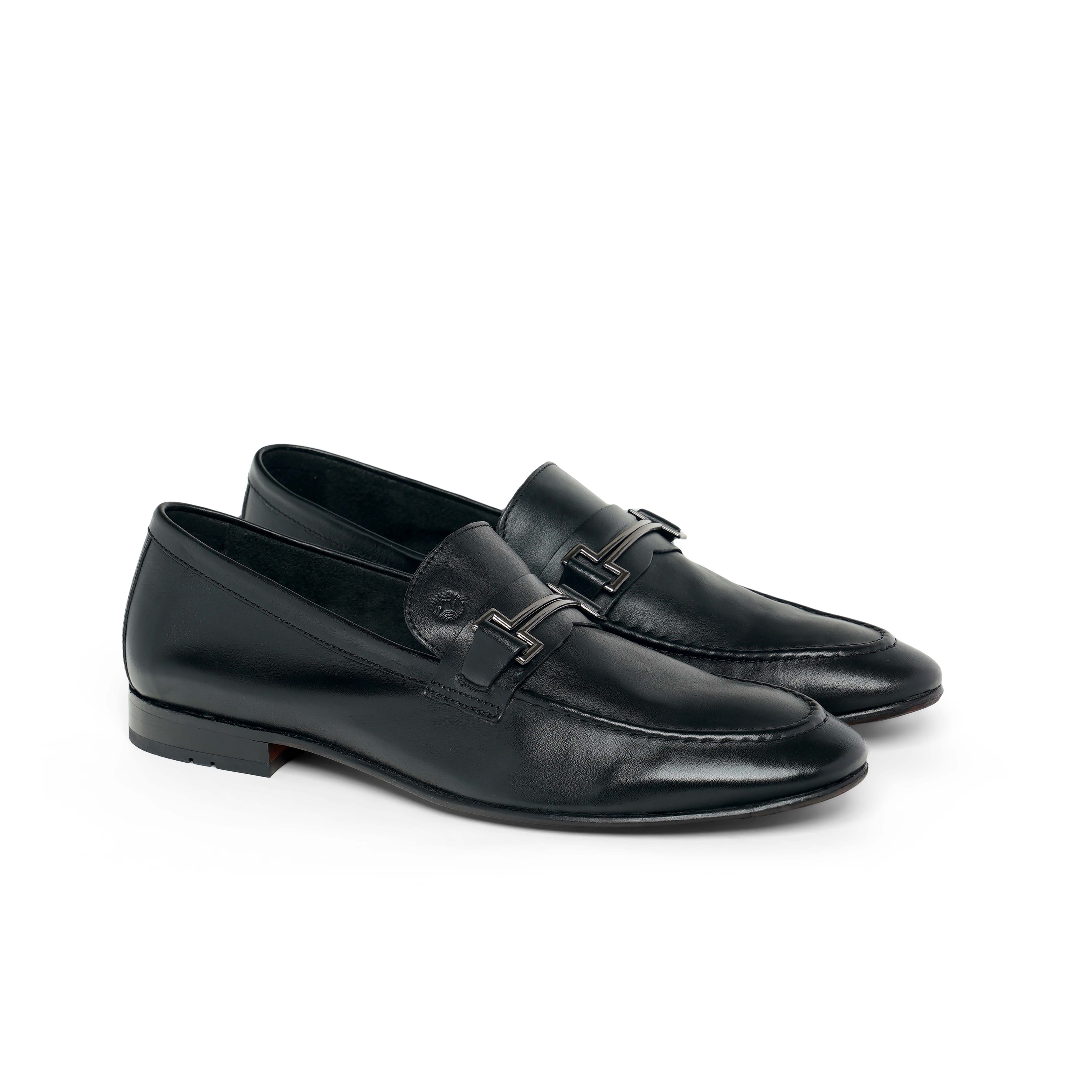 The Paul Ruosh Men Black Bit Loafer