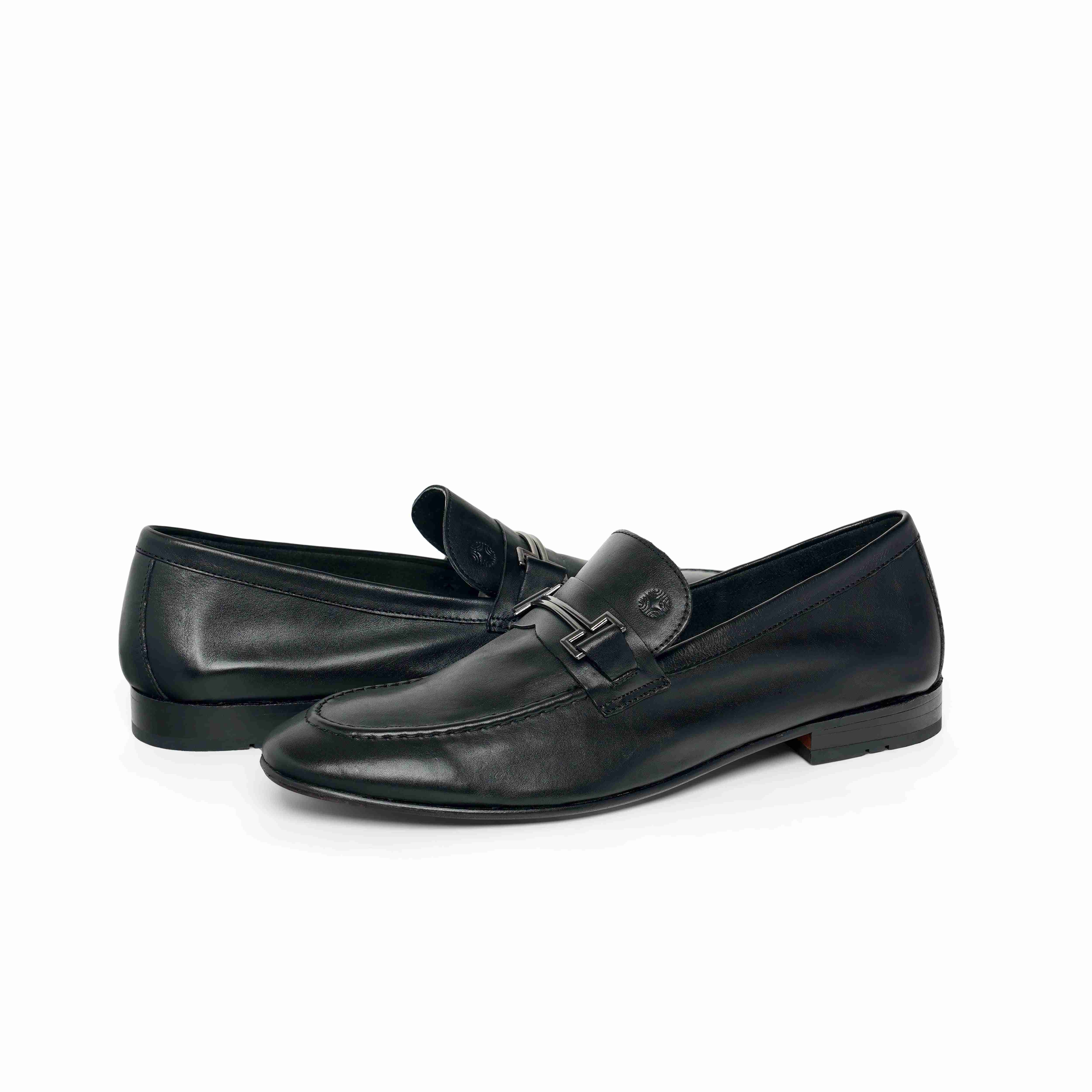 The Paul Ruosh Men Black Bit Loafer