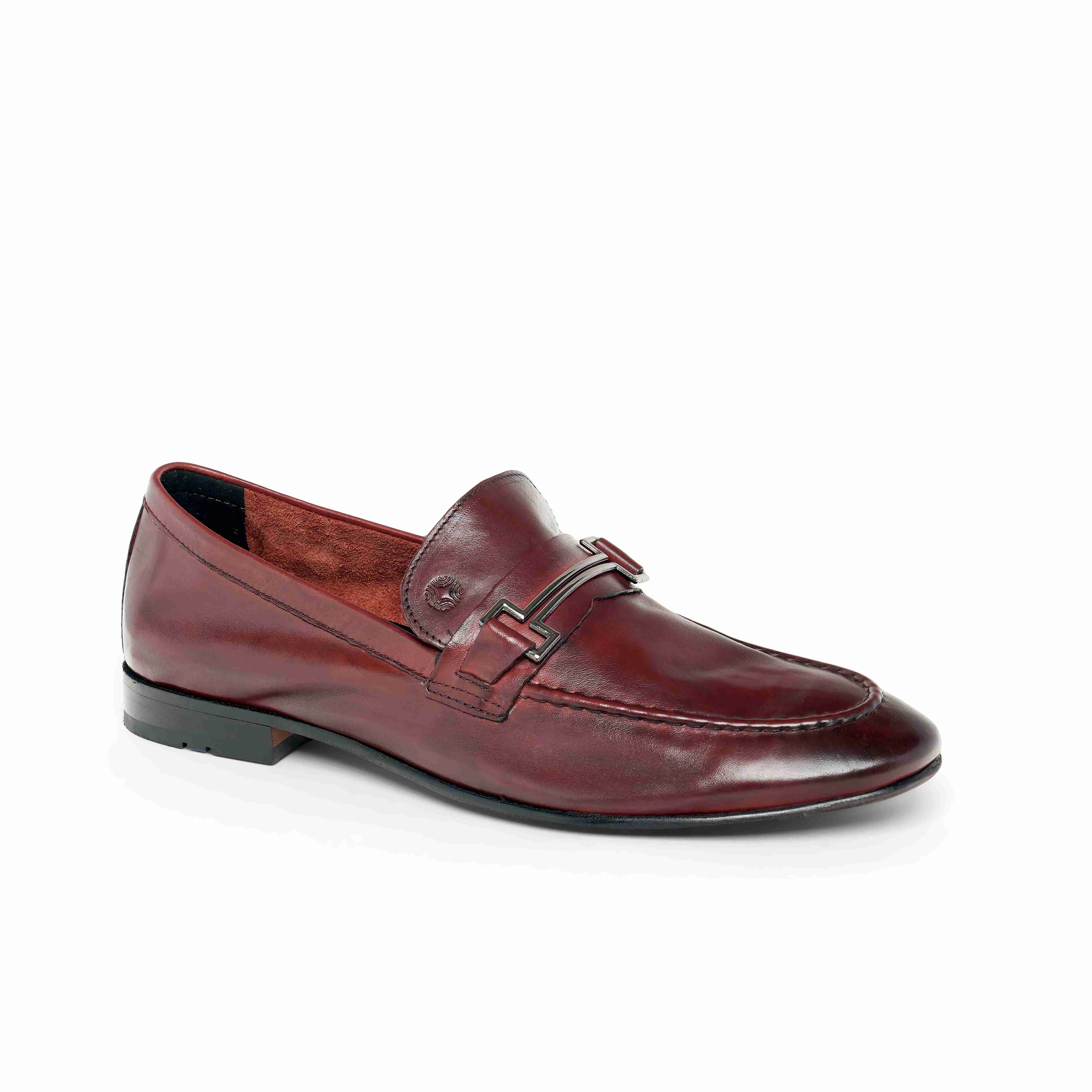 The Paul Ruosh Men Burgundy Bit Loafer