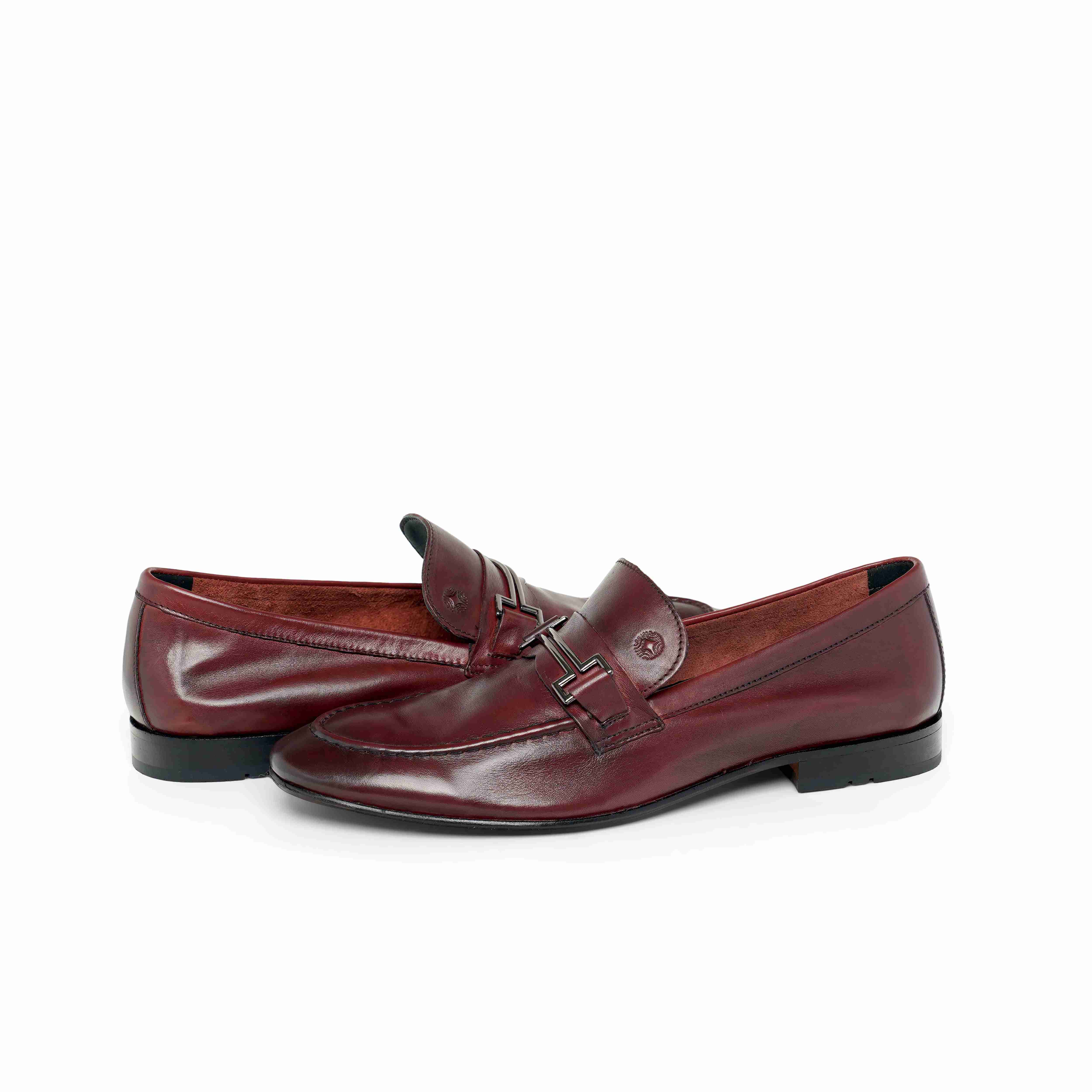 The Paul Ruosh Men Burgundy Bit Loafer