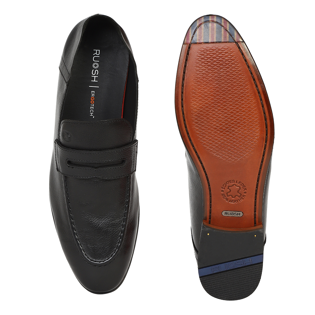 The Paul Ruosh Men Black Occasion Slip-On