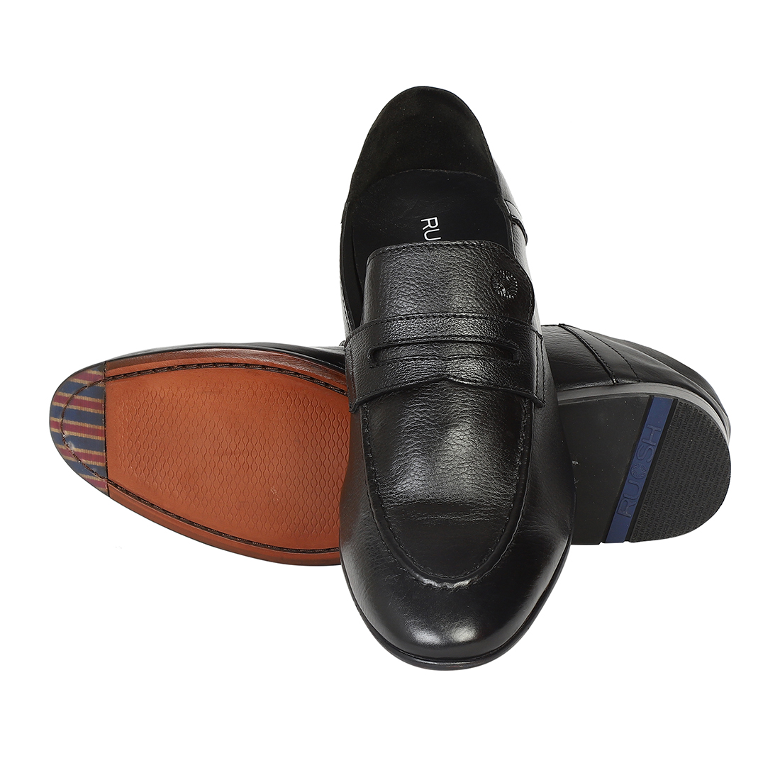The Paul Ruosh Men Black Occasion Slip-On
