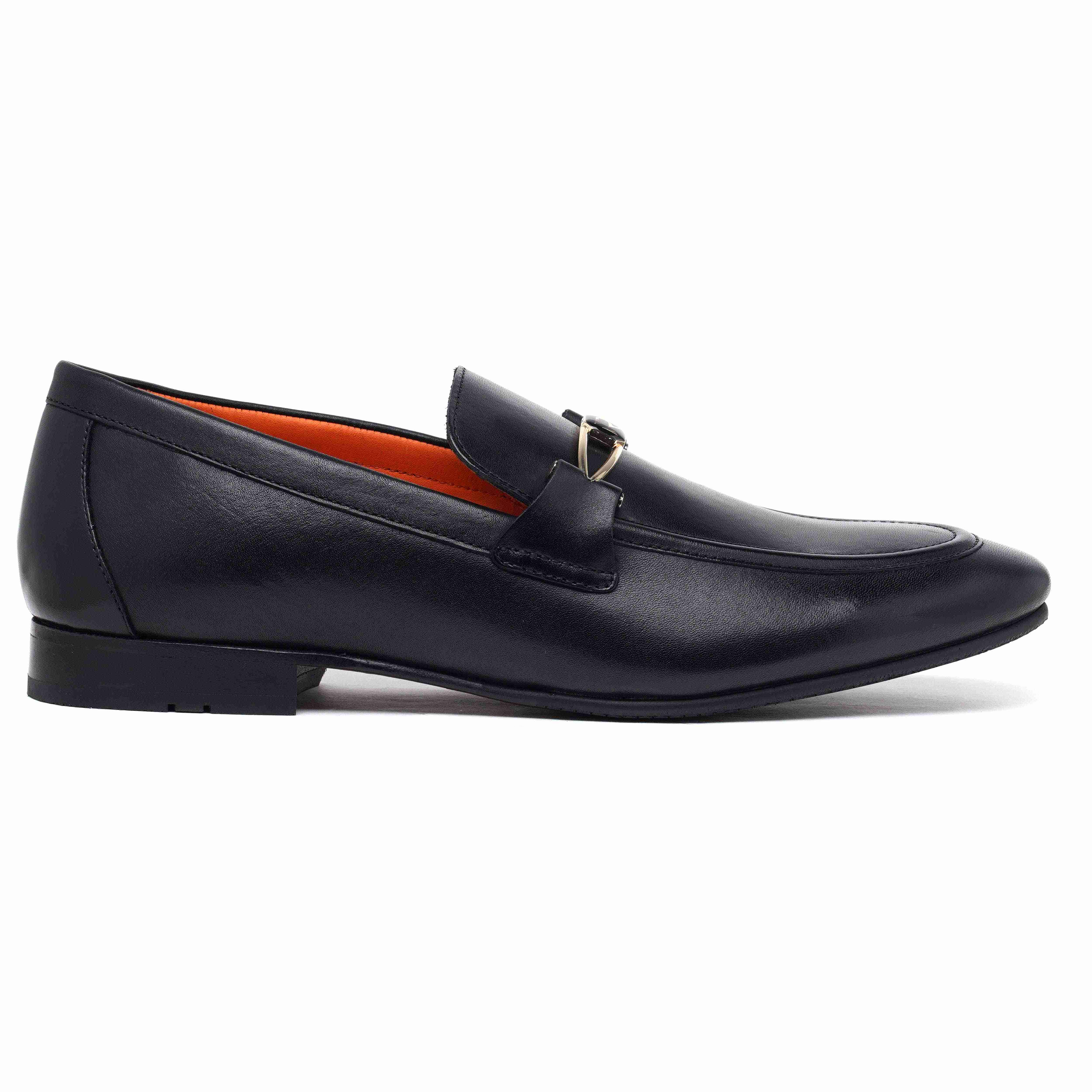 The Mars Ruosh Men Black Occasion Slip-On