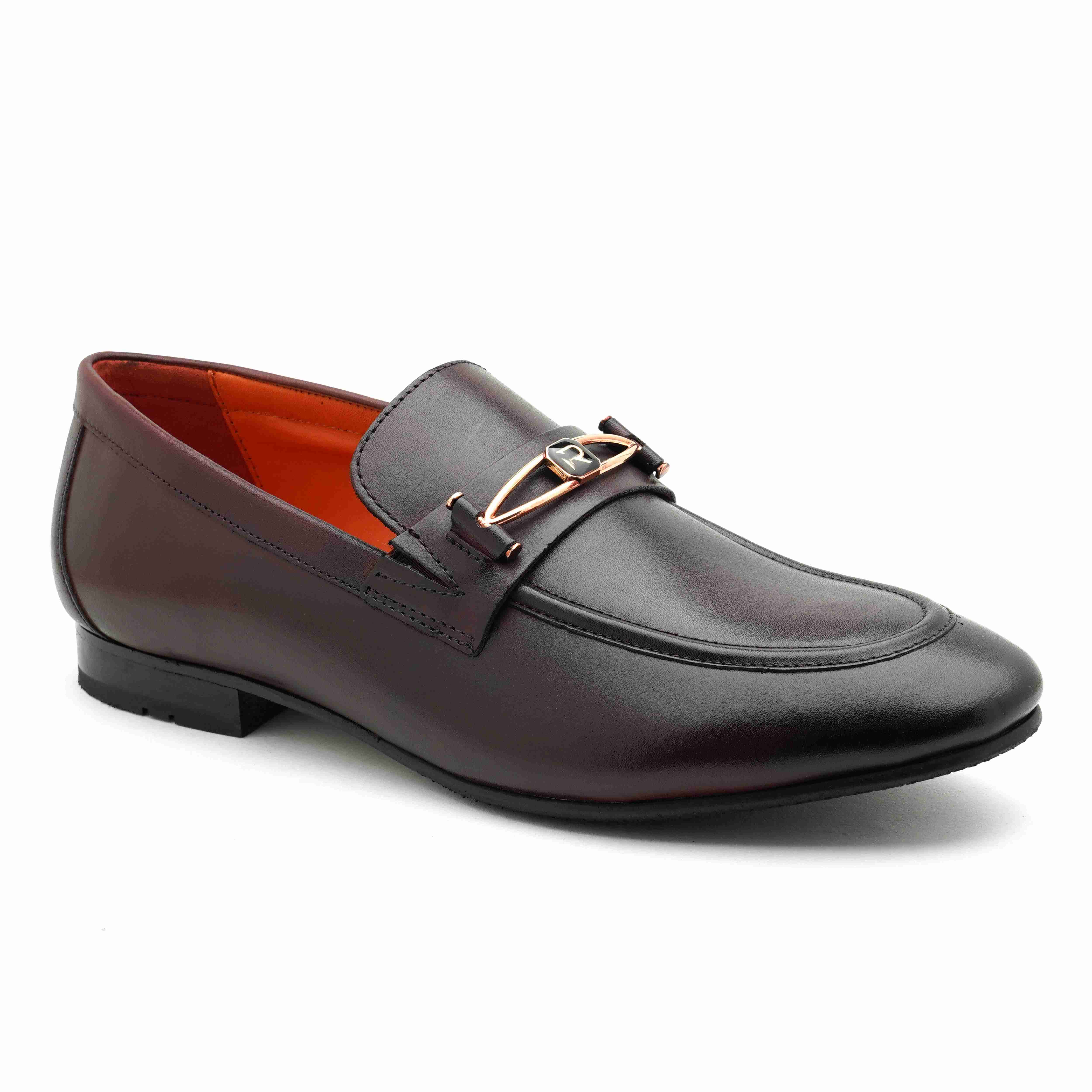 The Mars Ruosh Men Burgundy Occasion Slip-On