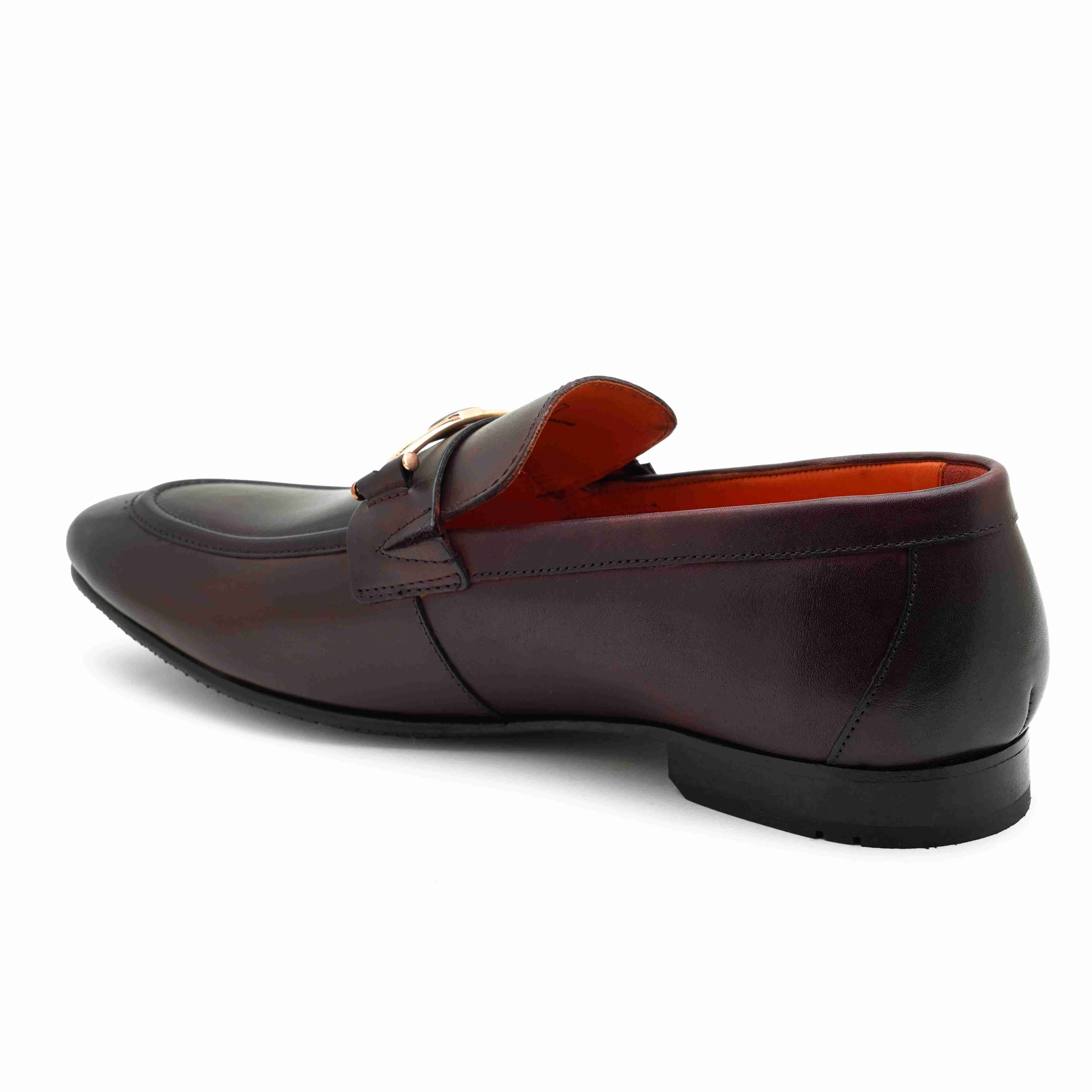 The Mars Ruosh Men Burgundy Occasion Slip-On