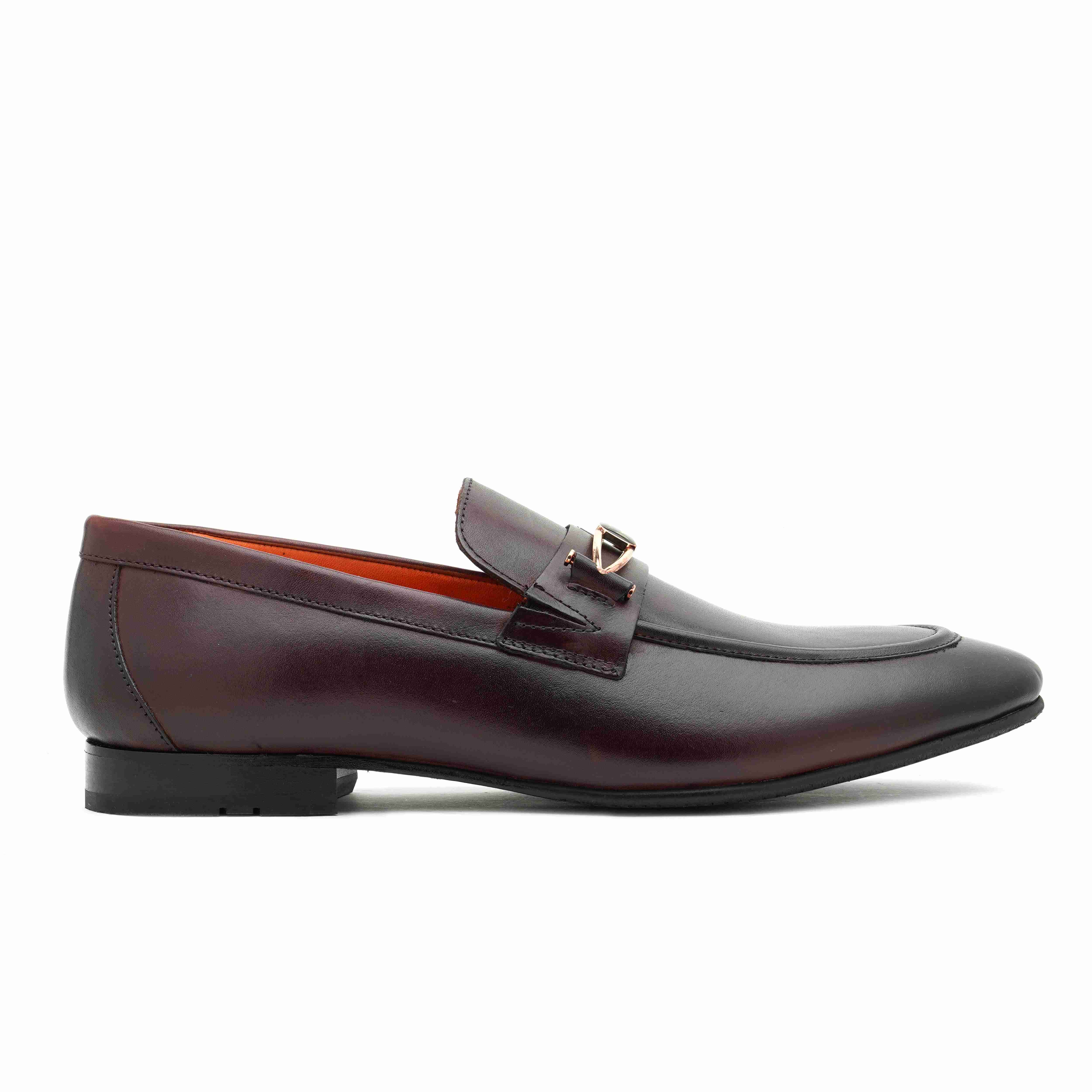 The Mars Ruosh Men Burgundy Occasion Slip-On