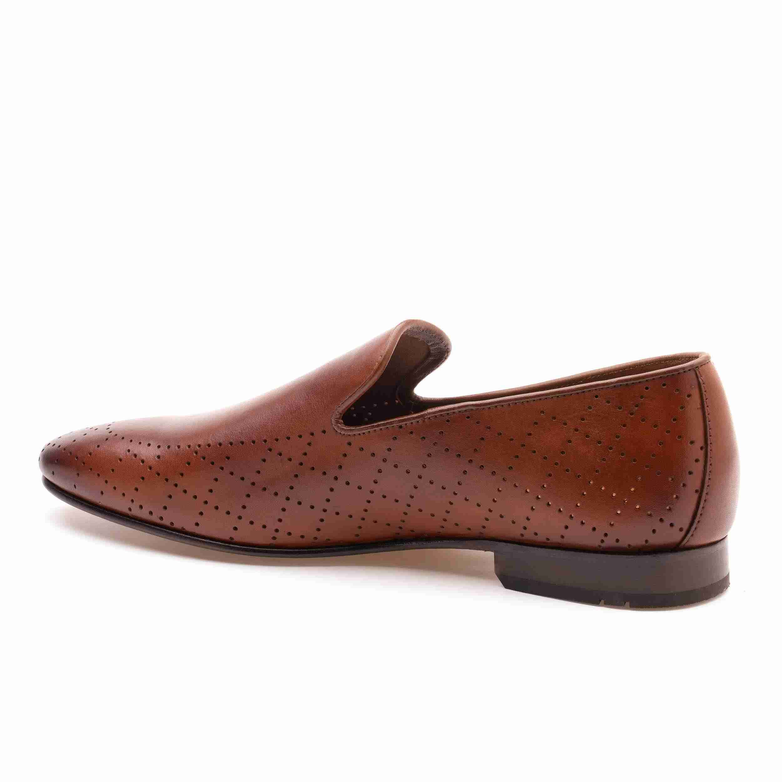 The Finn Tan Men Occasion Perforated Slip On Ruosh