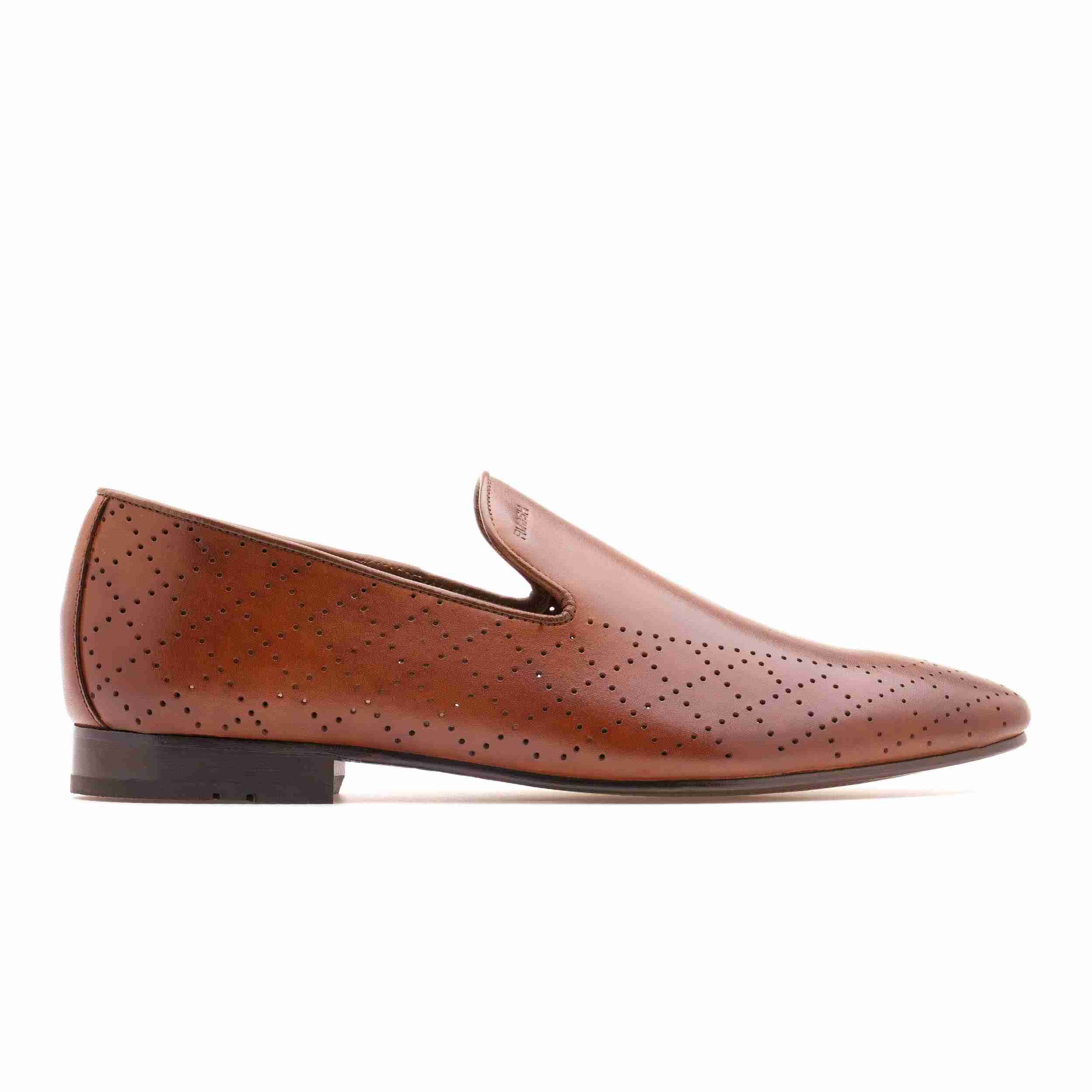 The Finn Tan Men Occasion Perforated Slip On Ruosh