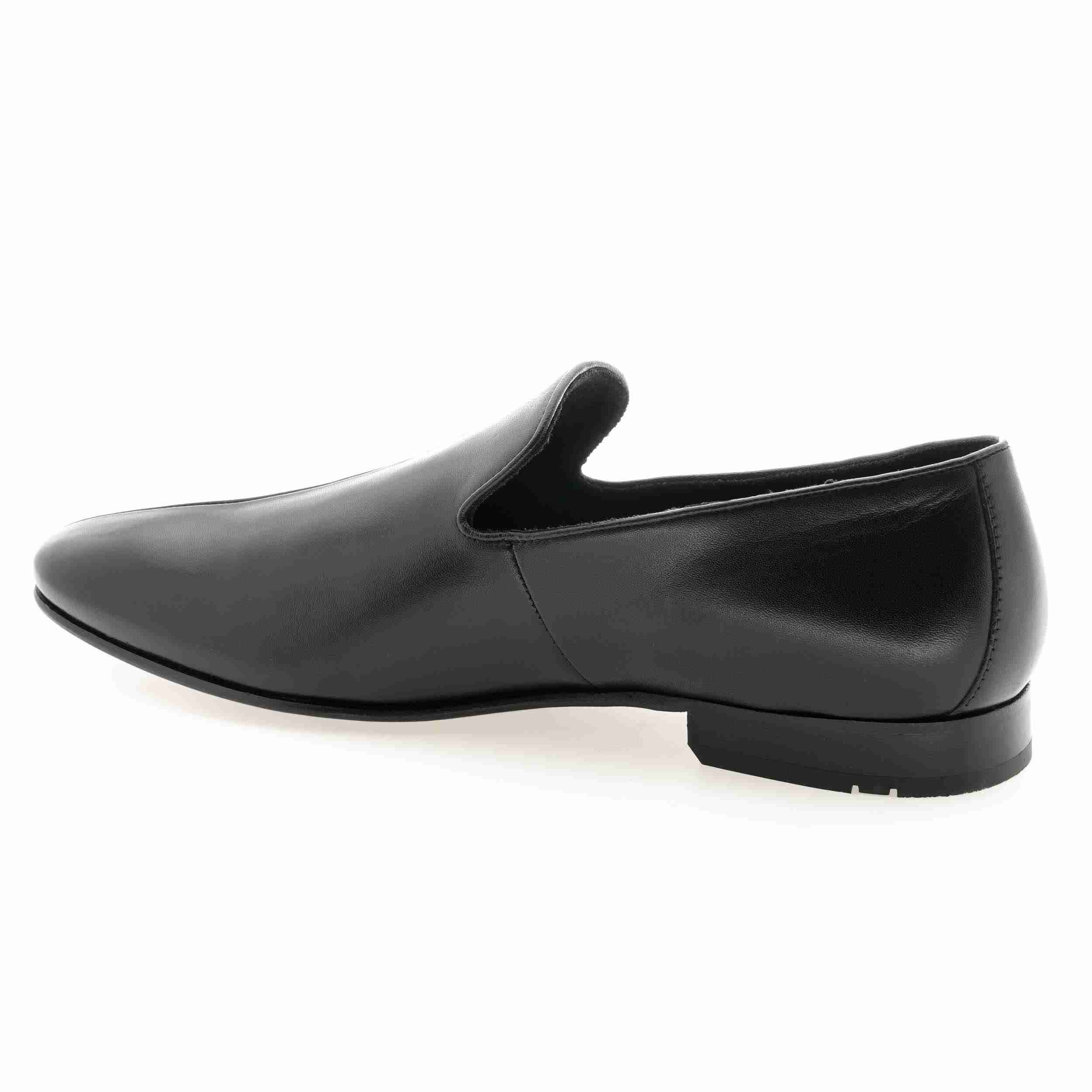 The Bruce  Ruosh Men Black Slip On