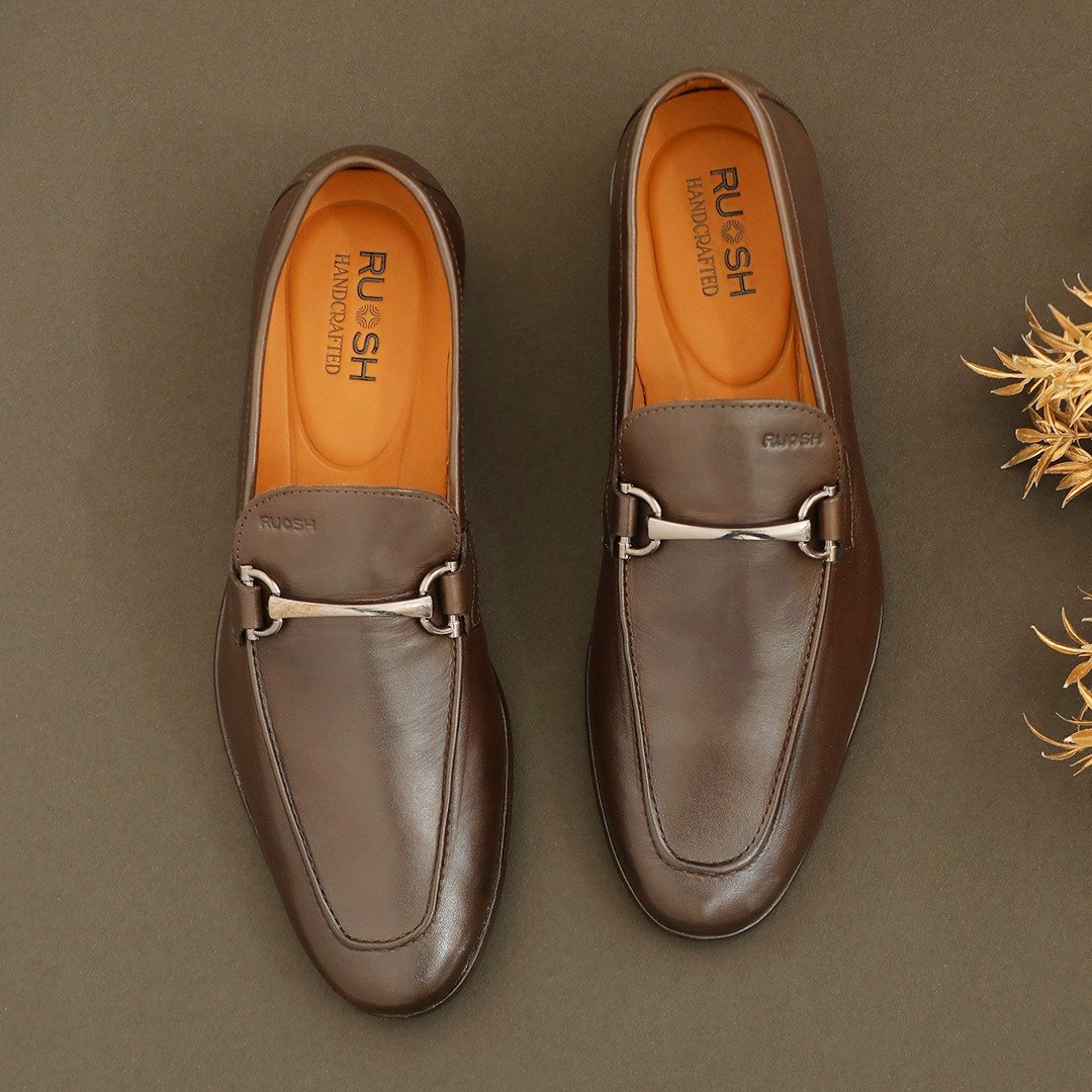 The Falon Brown Men Formal Slip-On Ruosh