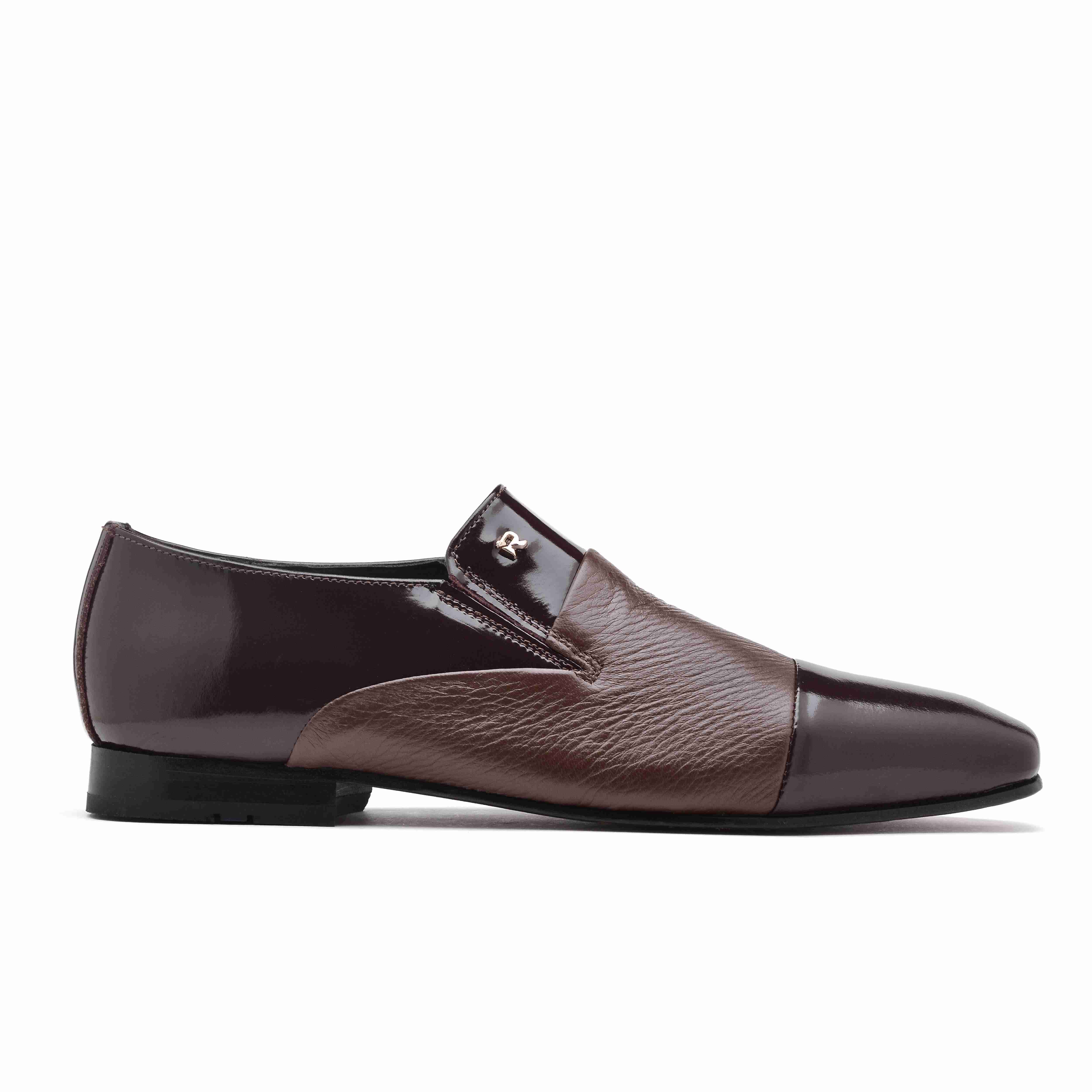 The Axel Ruosh Men Burgundy Deer Leather Shoe