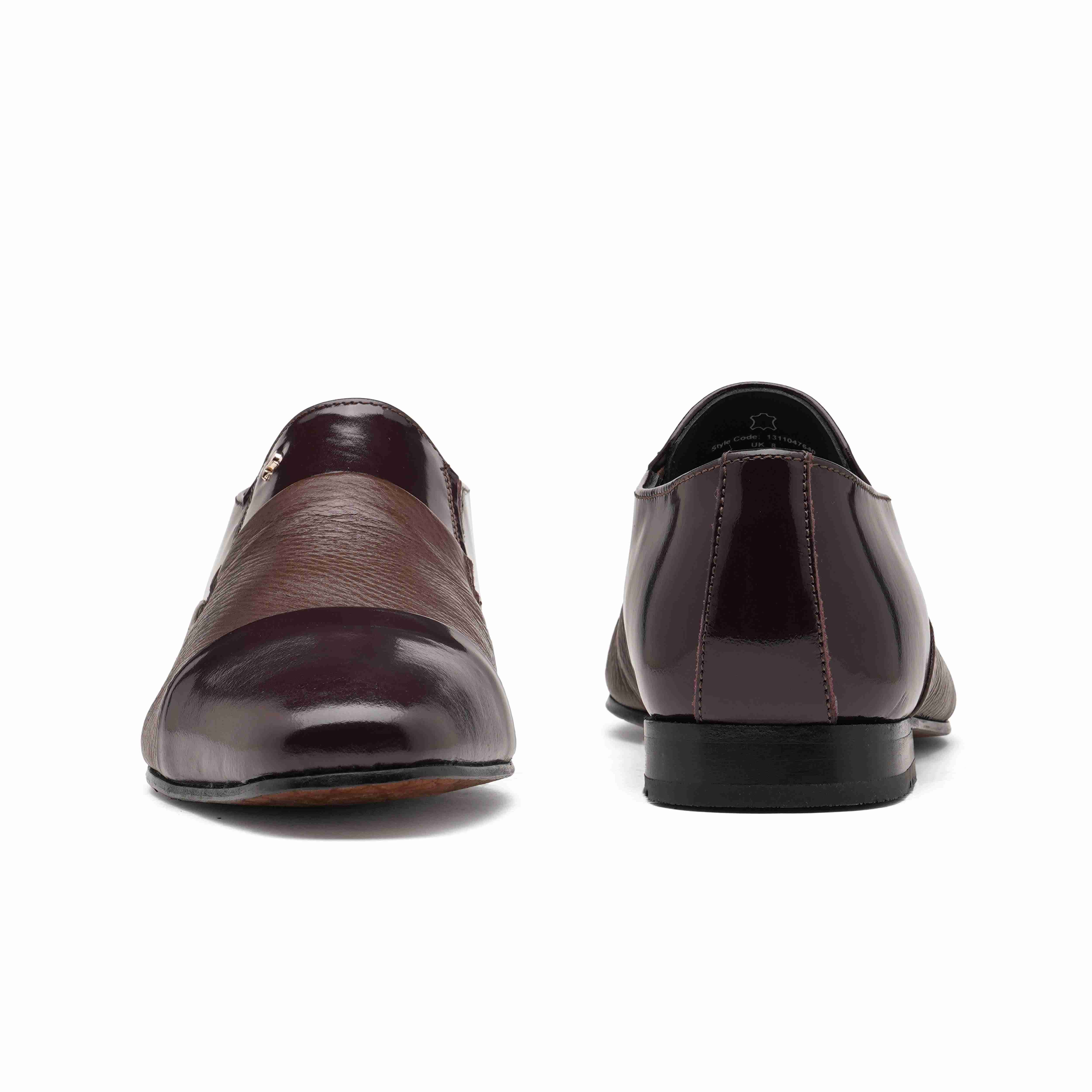 The Axel Ruosh Men Burgundy Deer Leather Shoe